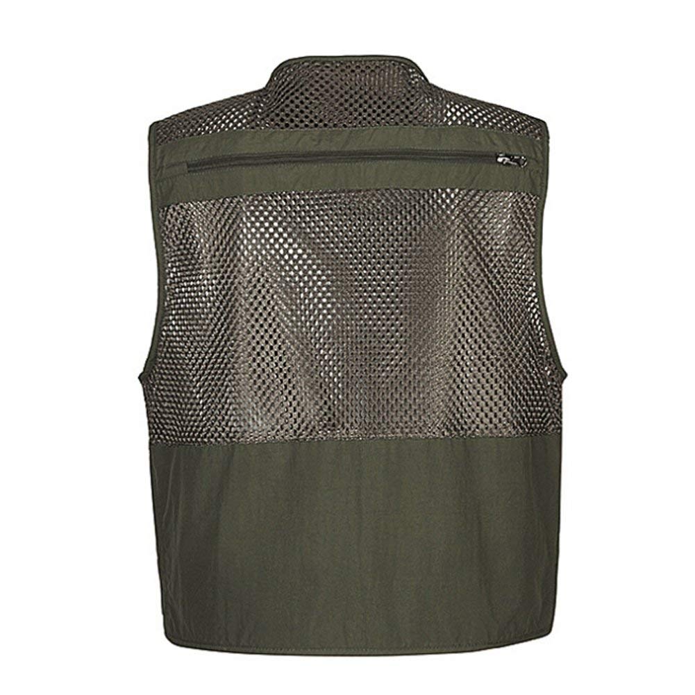 Kedera Men's Summer Outdoor Work Fishing Travel Photography Vest with 16 Pockets - Lightweight & Durable for Hiking, Camping, and Outdoor Adventures