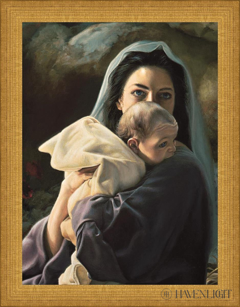 Be It Unto Me Religious Painting by Liz Lemon Swindle - Inspirational Christian Art for Home, Church & Office Decor