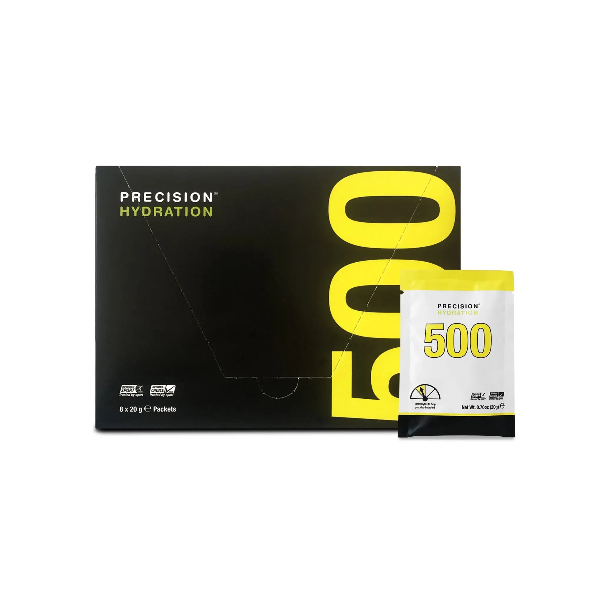 Precision Fuel & Hydration Electrolyte Drink Mix Pack of 8 - Ideal for Runners, Cyclists & Athletes - Hydration Powder for Workouts & Endurance Sports