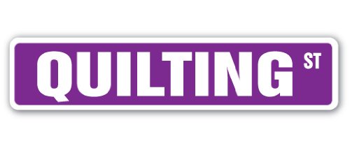 Bee Quilt Street Sign for Quilting & Sewing Hobby | 30