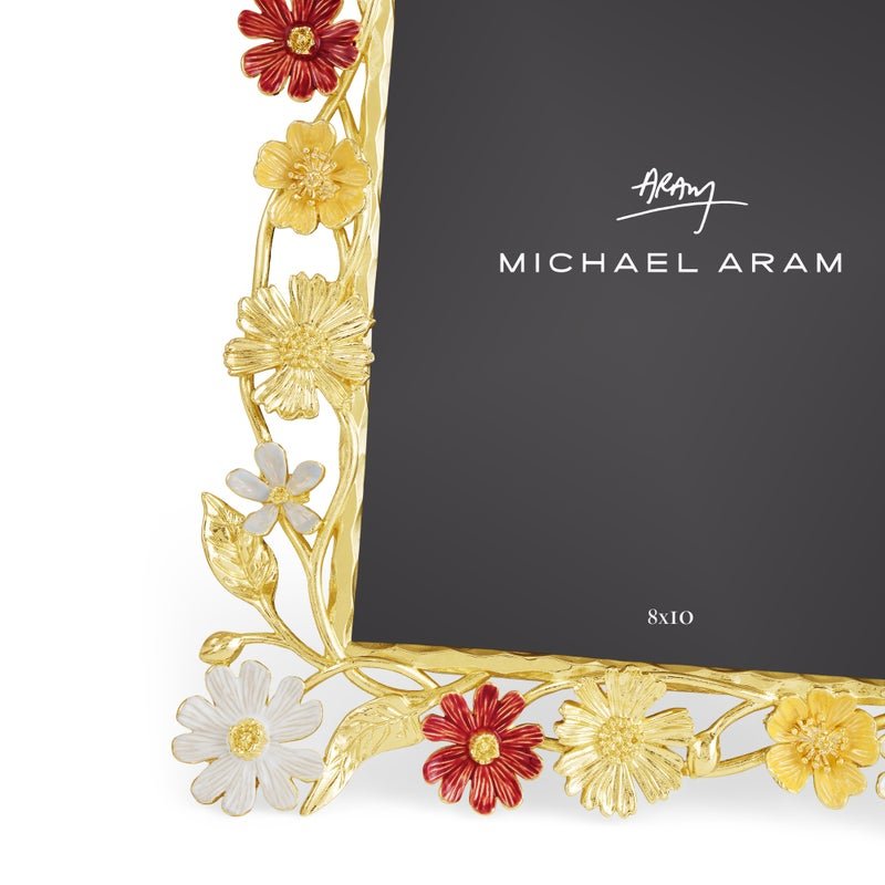 Wildflowers 5x7 Picture Frame - Elegant Floral Photo Display for Home Decor, Office, or Gift Giving