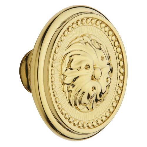 Baldwin Estate Knob Bright Brass Door Knobs 2.4 Inch (5050.030.MR) - Premium Hardware for Interior Doors, Bedrooms & Bathrooms