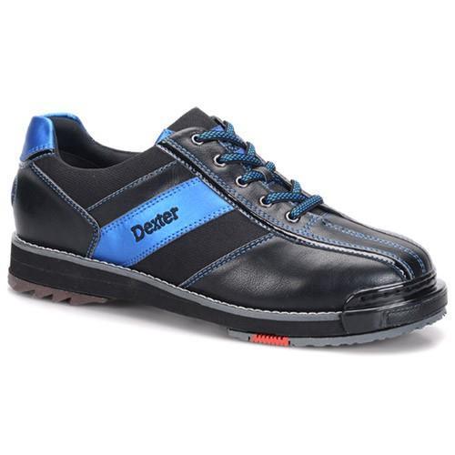 Dexter Men's SST 8 Pro Bowling Shoes - Right/Left Hand - Black/Blue - Perfect for Professional Bowlers & League Play