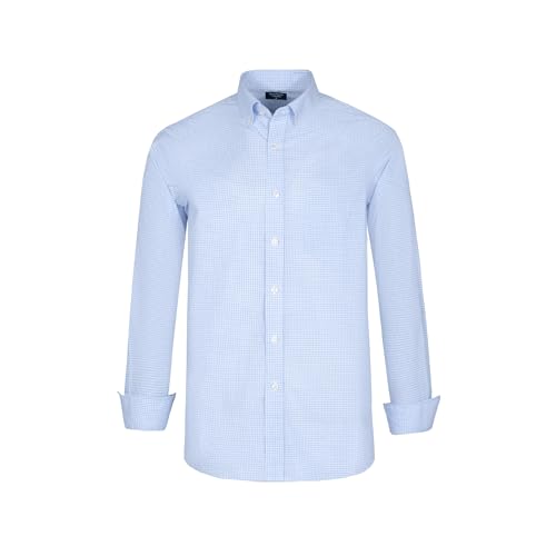 White Blue Check 307