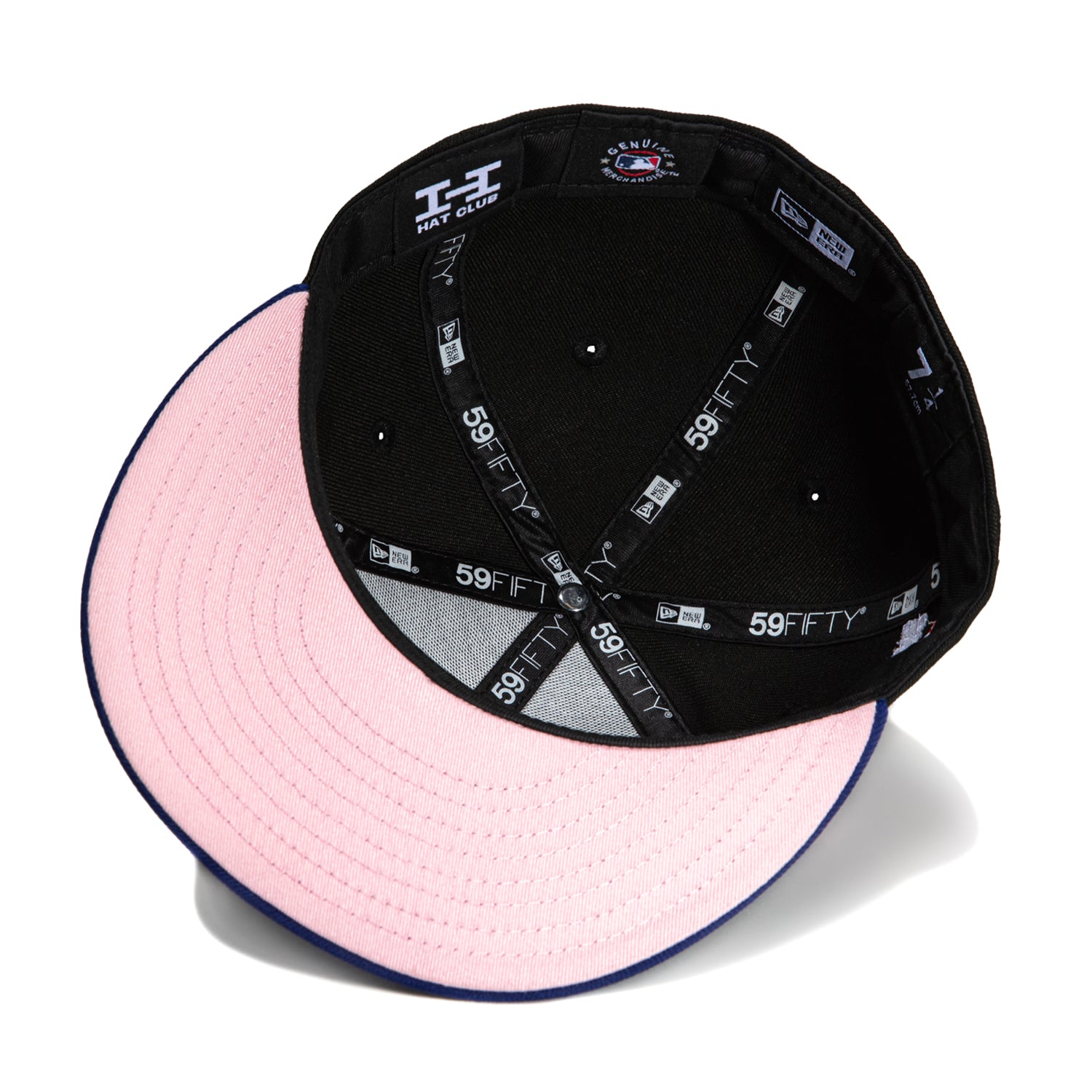 New Era 59Fifty Los Angeles Dodgers Shohei Ohtani Anime Patch Script Fitted Baseball Cap - Black/Royal - Official MLB Licensed Hat for Baseball Fans & Anime Lovers