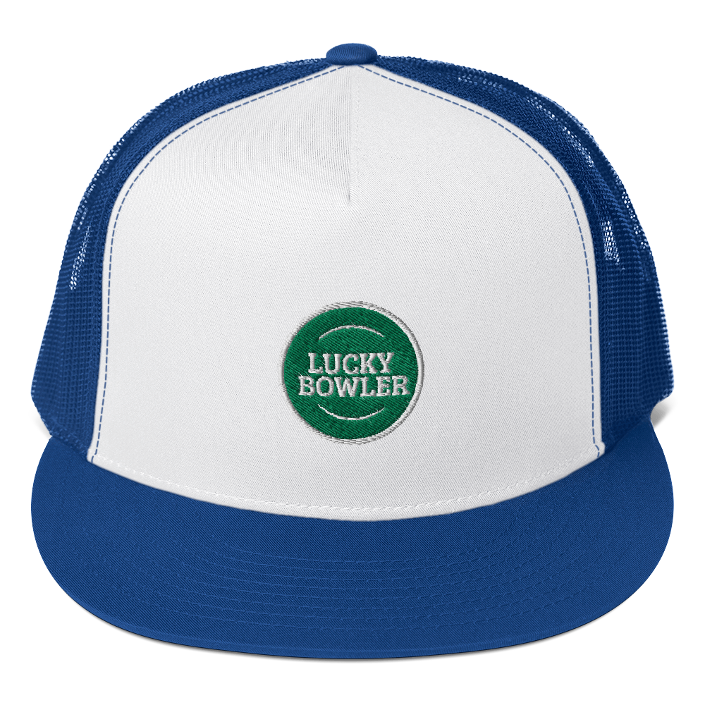 Lucky Bowler Trucker Hat - Stylish Adjustable Baseball Cap for Men & Women - Perfect for Outdoor Activities, Sports, and Casual Wear