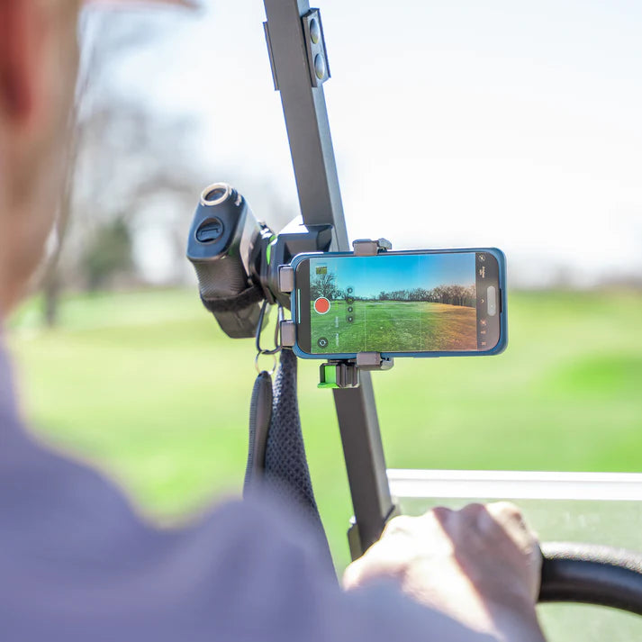 RiderStack Magnetic Golf Cart Phone Holder - Universal Smartphone Mount for Golf Carts, Trucks & ATVs | Secure Hands-Free Navigation & GPS Accessory for Golfing, Off-Roading & Outdoor Adventures