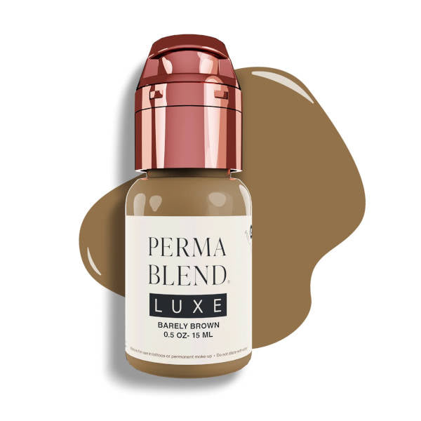 Perma Blend Luxe Barely Brown Tattoo Pigment - Professional Tattoo Ink for Realistic Shading & Natural Looks | Ideal for Tattoo Artists & Permanent Makeup
