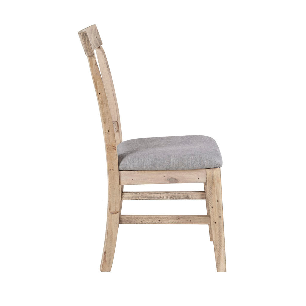 Modern Dining Side Chairs Set of 2 - Sturdy Wooden Kitchen Chairs with Padded Seats - Perfect for Dining Room, Kitchen, Breakfast Nook & Small Spaces