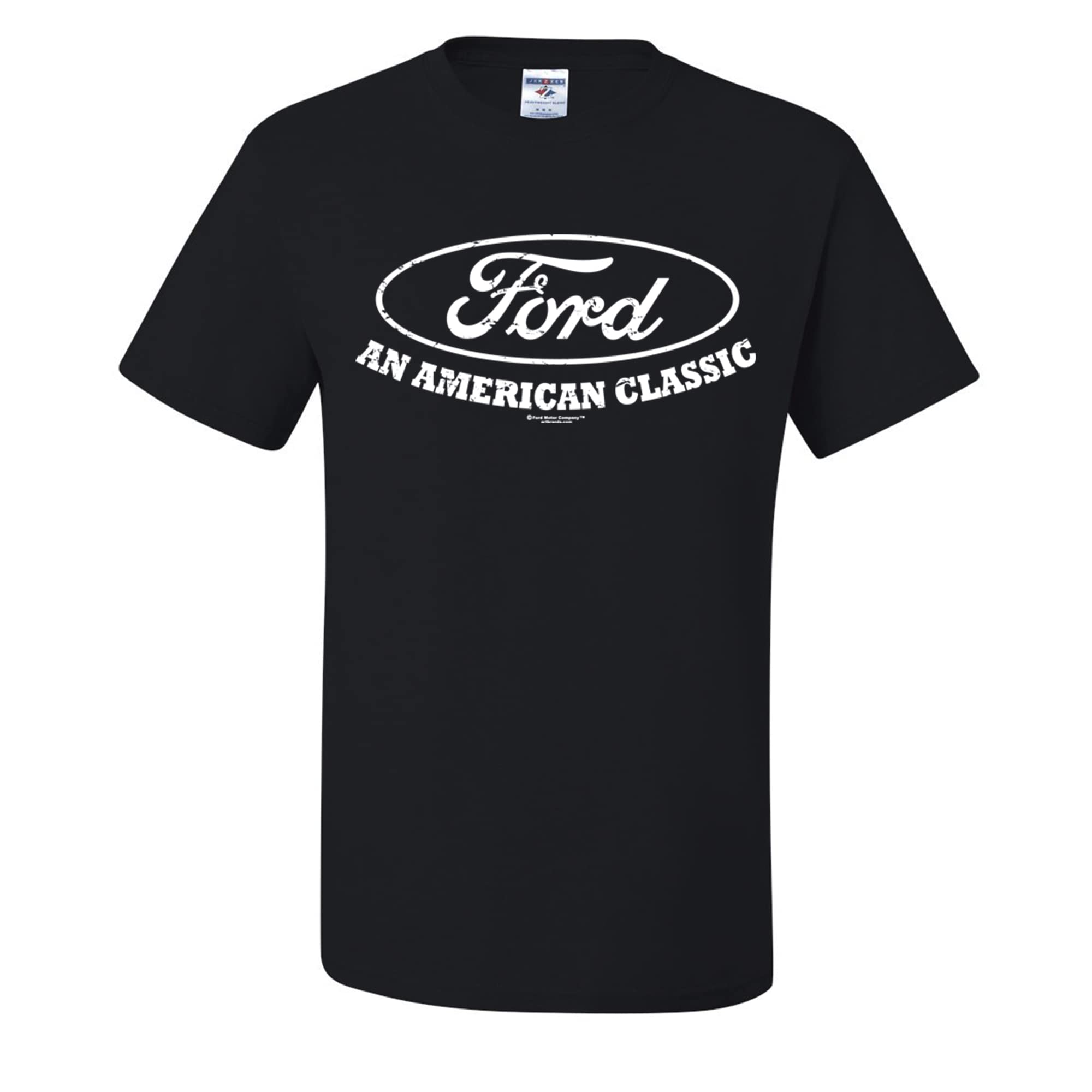 **Official Ford Mustang Vintage Logo Men's T-Shirt – Licensed American Classic Muscle Car Tee for Casual Wear & Car Enthusiasts**