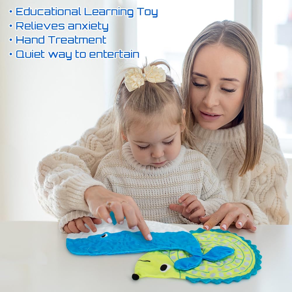 5 Pcs Marble Maze Fidget Toys for Stress Relief - Sensory Mats for Kids & Autism Therapy at Home/School