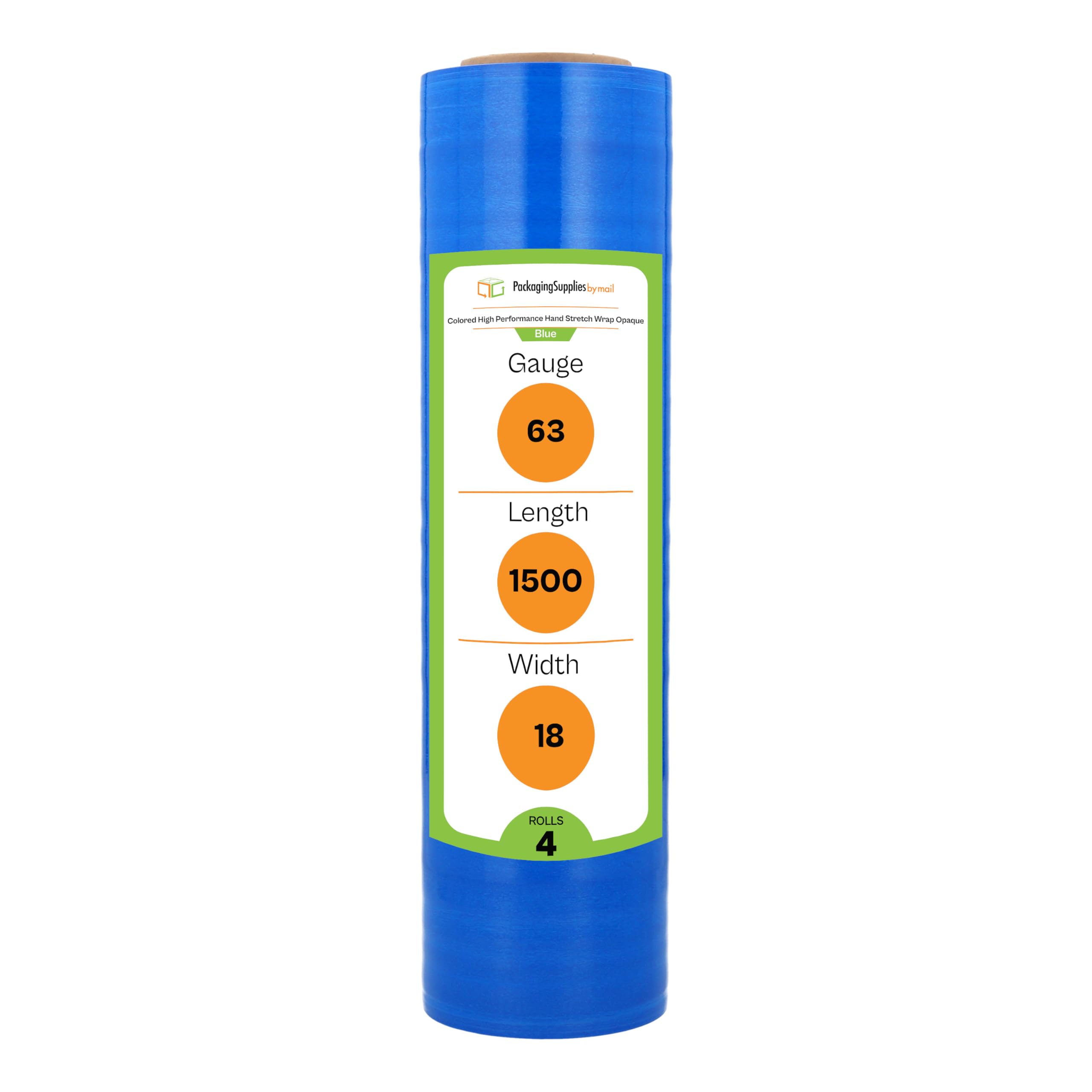 PSBM Blue Stretch Wrap Film - 4 Pack (18