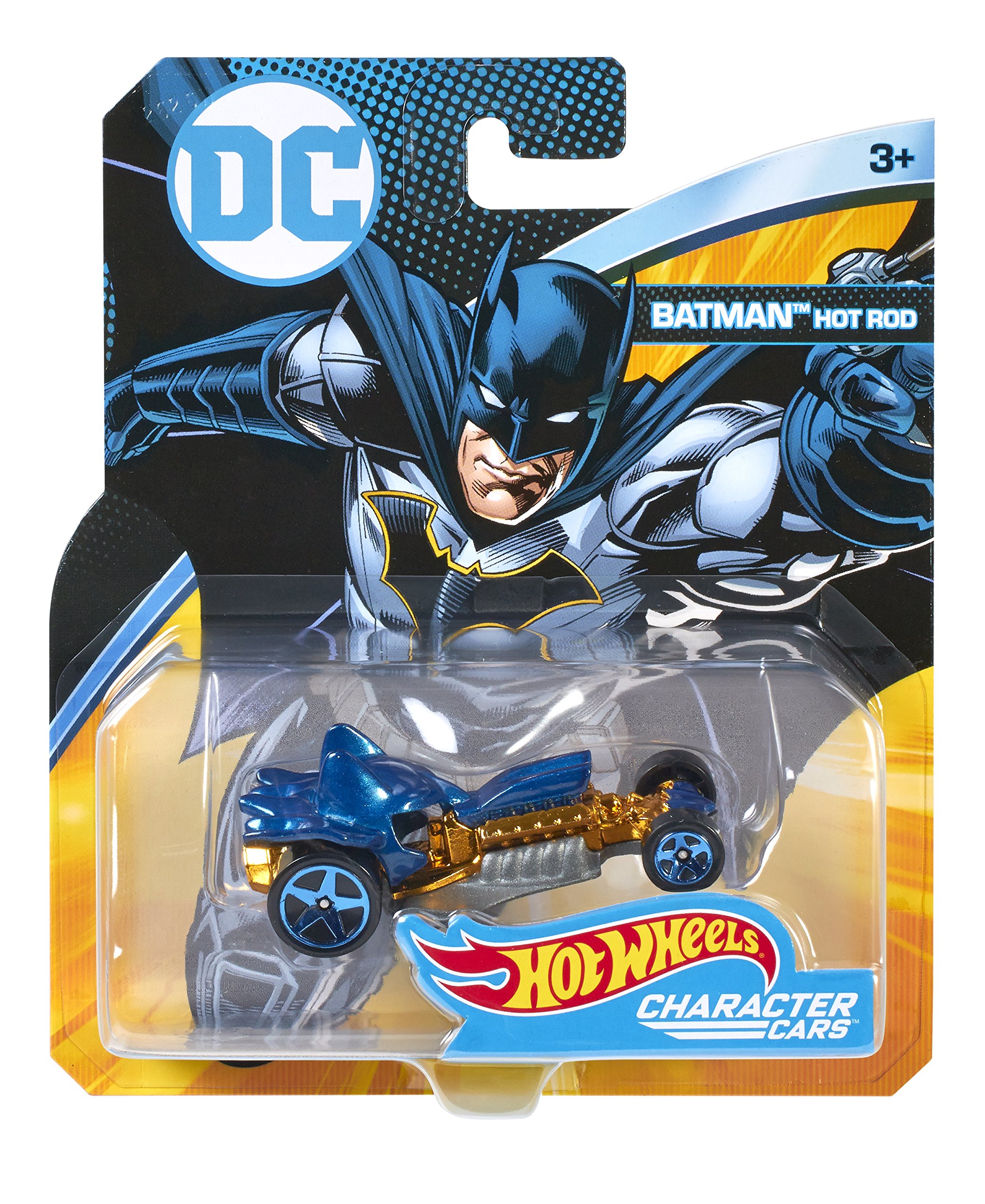 Hot Wheels DC Universe Batman Hot Rod Die-Cast Vehicle - Collectible Toy Car for Kids & Adults, Perfect for Play, Display & Gifts