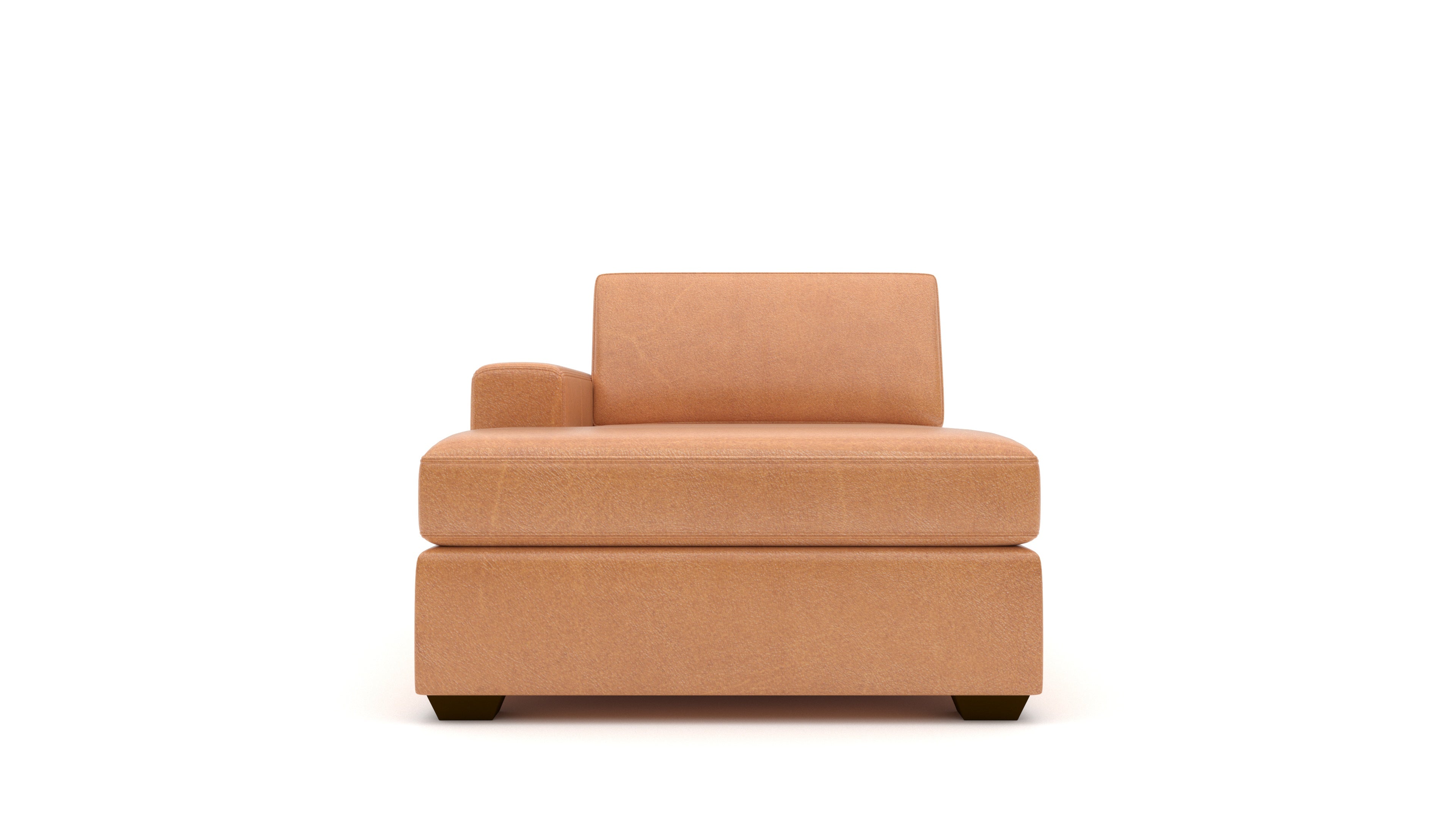 Premium Genuine Leather Chaise Lounge - Modern & Comfortable Living Room Furniture for Relaxing & Lounging | Perfect for Home, Office, or Reading Nook
