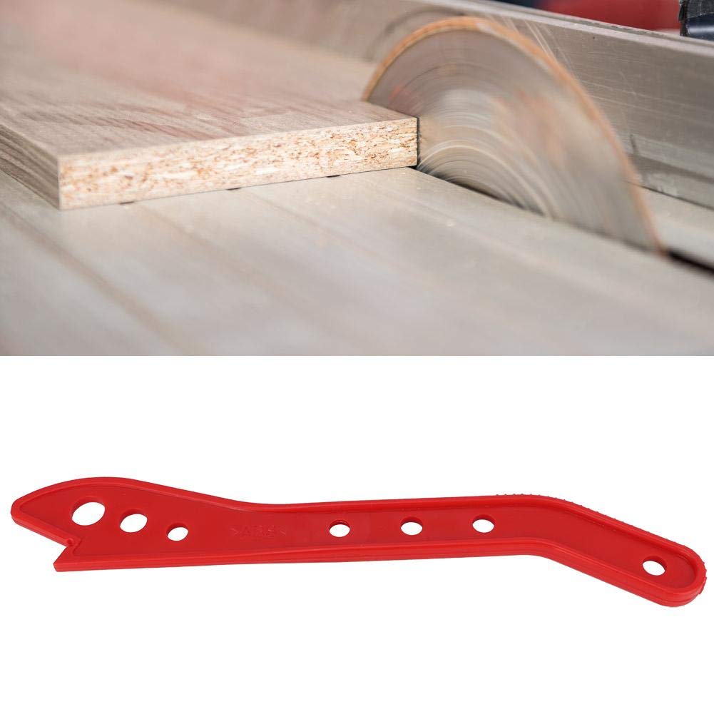Red Safety Push Stick for Table Saw & Router - Non-Slip Woodworking Tool for Precise Cutting | Perfect for DIY Projects & Woodworking Safety