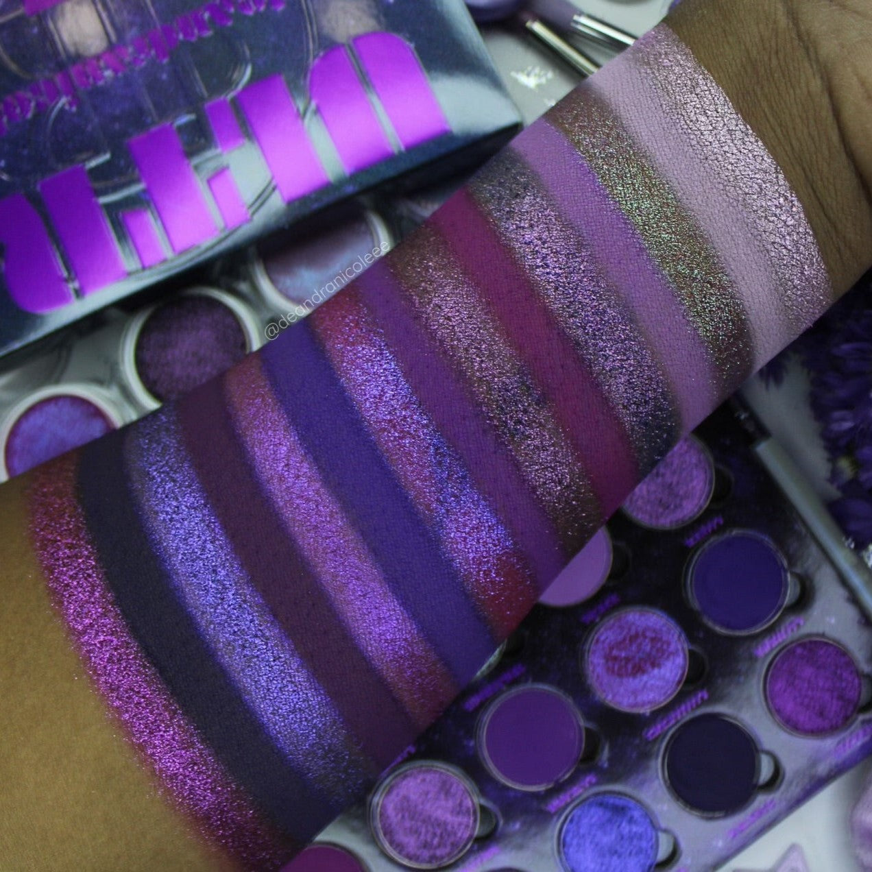 Best Ultra Violet Eyeshadow Palette - Long Lasting, Highly Pigmented Makeup for Party & Night Out | Perfect for Halloween, Cosplay & Special Occasions