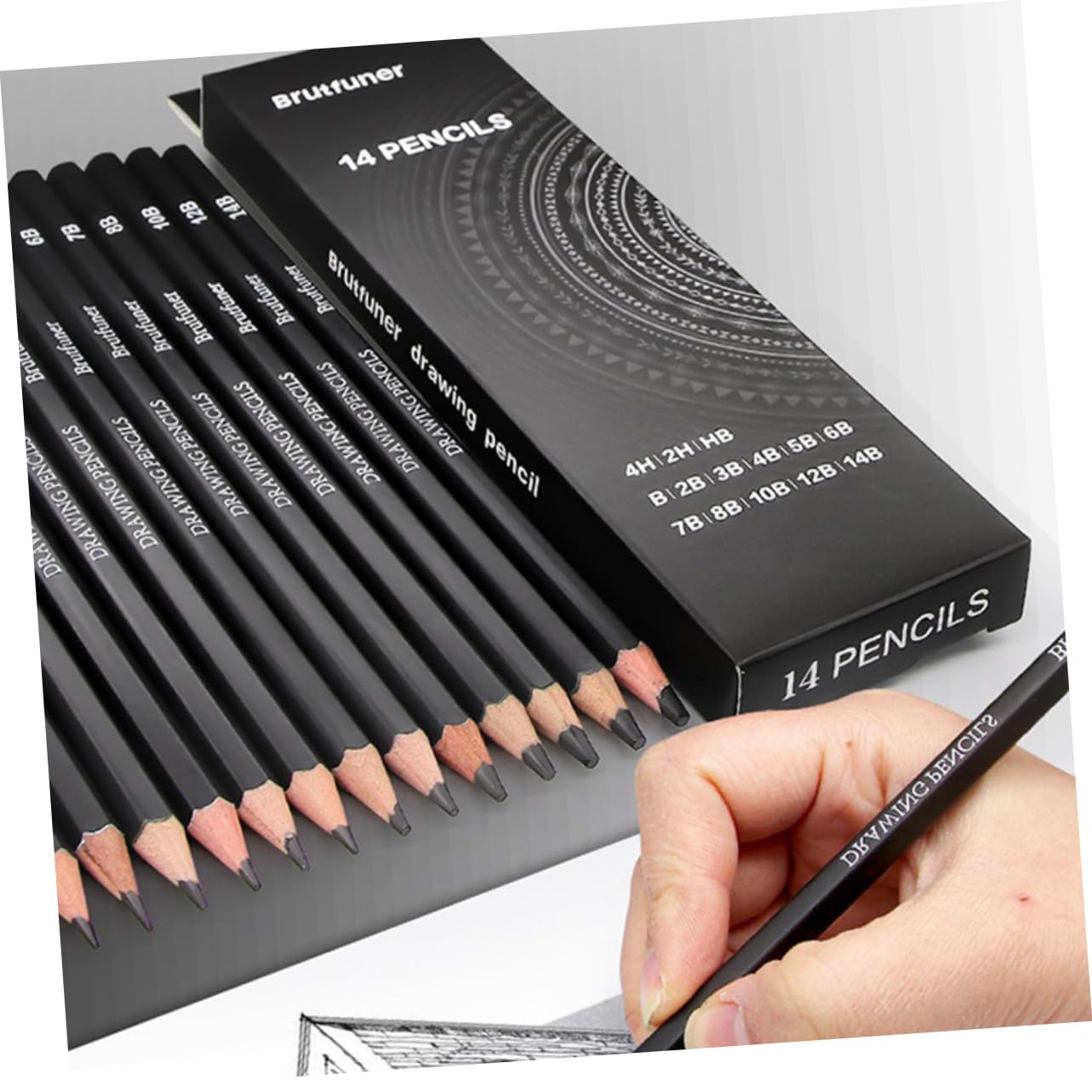 COHEALI 70-Piece Sketch Pencil Set - Decorative Art Pencils for Drawing, Shading & Sketching | Portable Graphite Pencils for Artists & Students | Perfect for Sketchbooks, Art Classes & Creative Projects