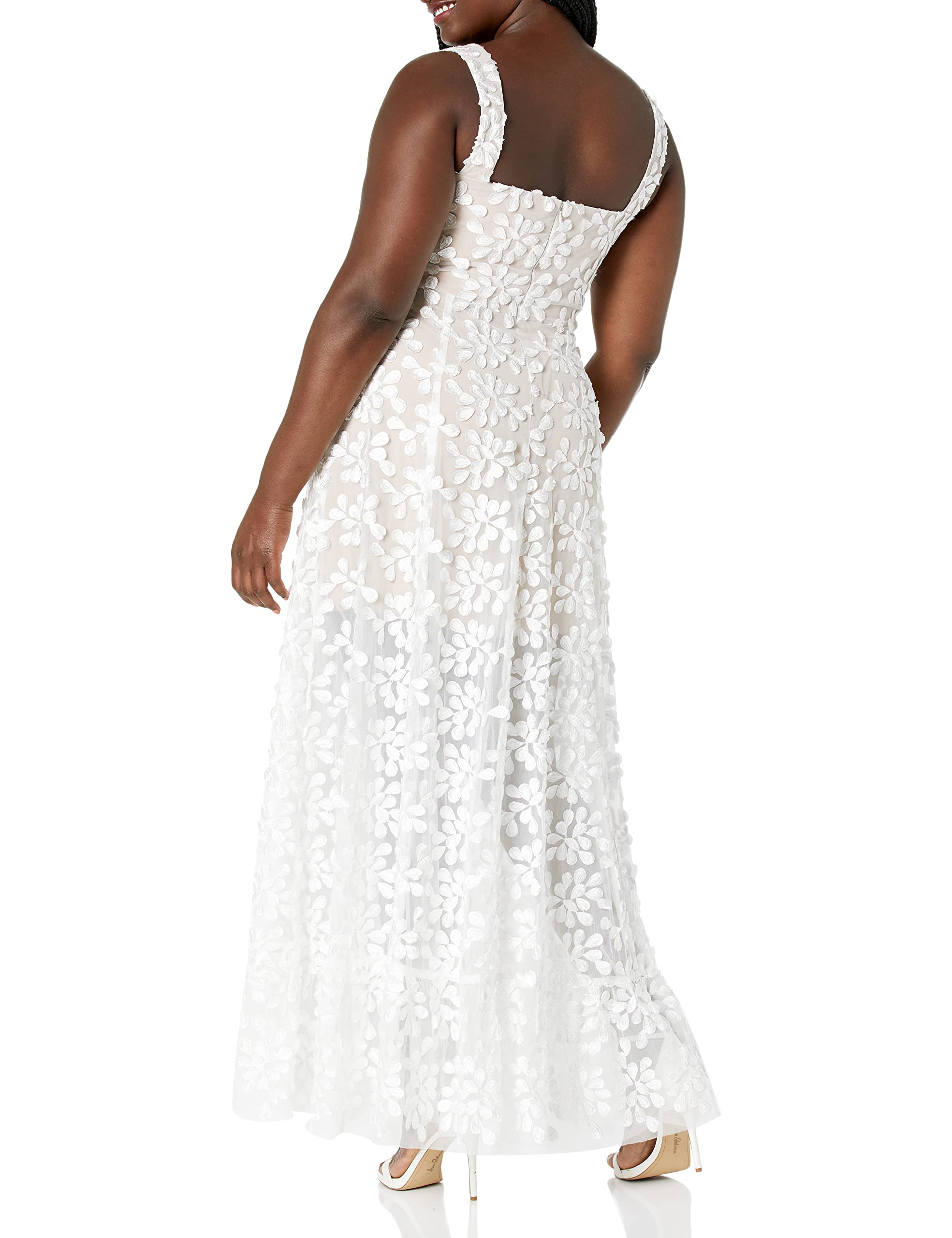 Dress the Population Women's Anabel Sweetheart Bustier Maxi Dress - Elegant Formal Gown for Weddings, Prom & Evening Events