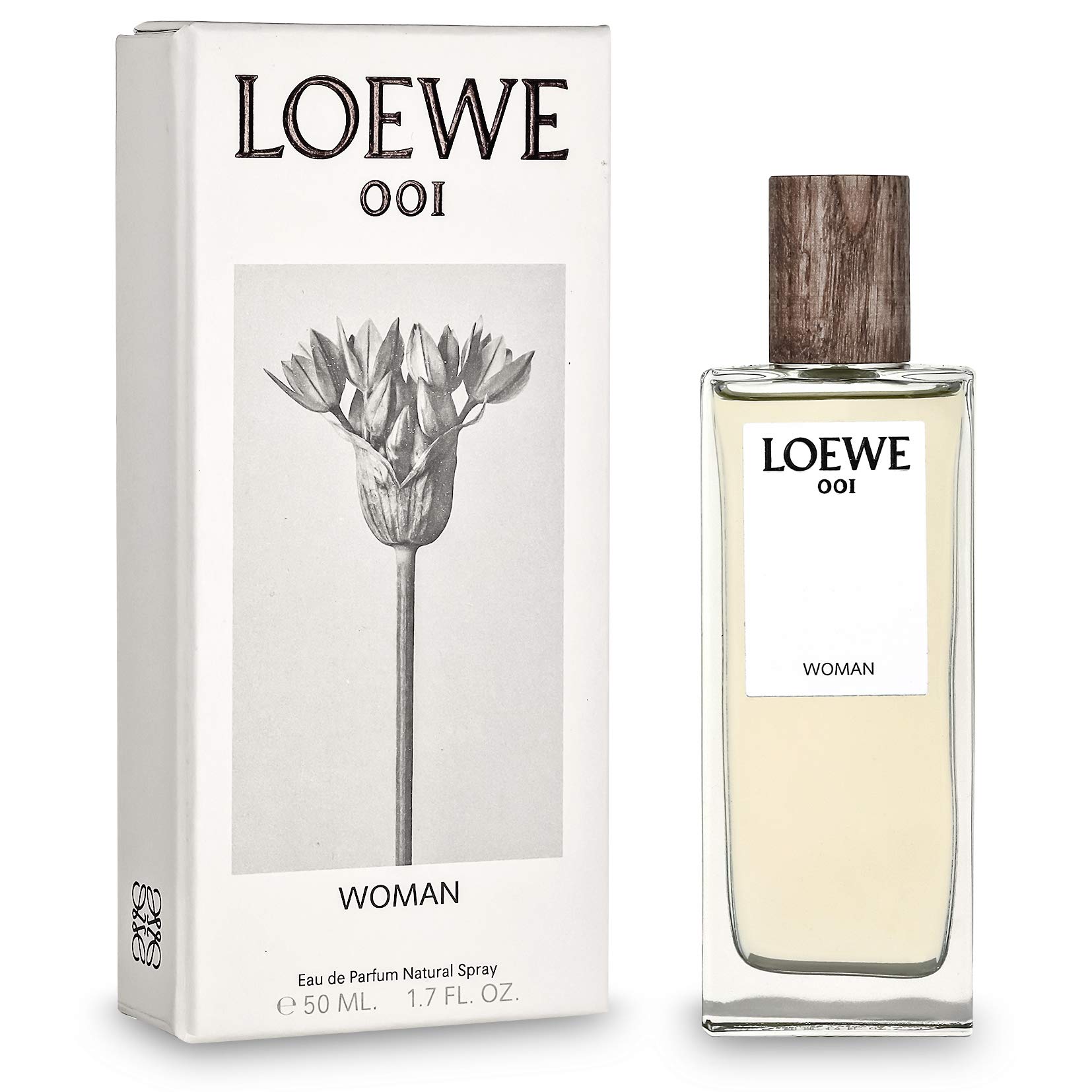 LOEWE 001 WOMAN Eau de Parfum Spray - 1.7 oz Floral Woody Perfume for Women | Daytime Elegance & Romantic Evenings