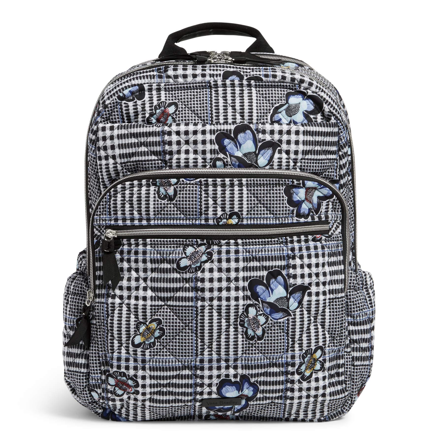 Vera Bradley Women's Performance Twill XL Campus Backpack - Lightweight Laptop Bookbag for College, School & Travel - Durable Water-Resistant Backpack for Students & Professionals