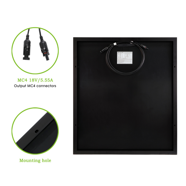 ROCKSOLAR 1000W 12V Off Grid Solar Power System Kit with Solar Panel, Inverter & Battery - Perfect for RV, Camping, Cabin & Emergency Power Backup