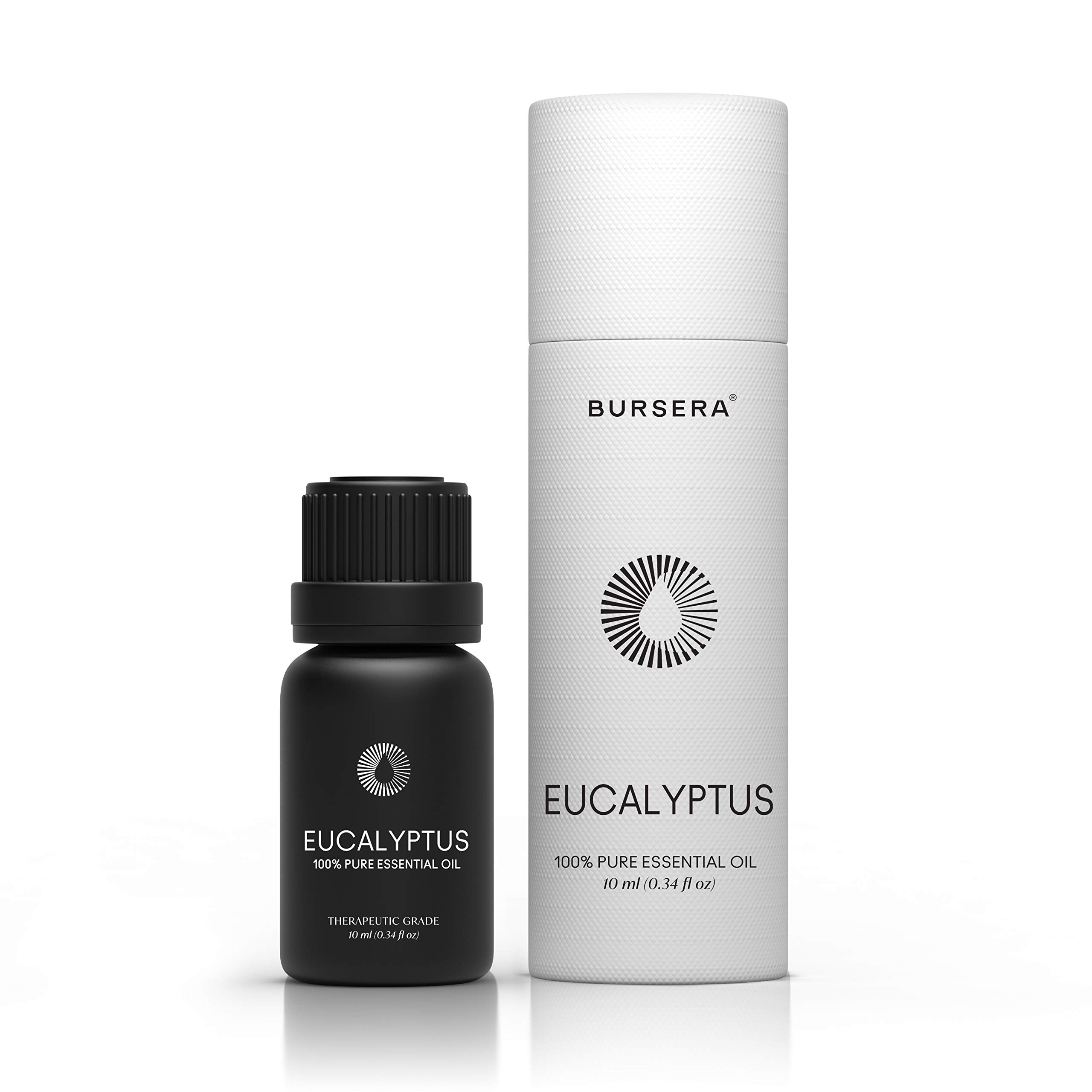 100% Pure Bursera Eucalyptus Essential Oil - 10ml Undiluted High Grade Natural Eucalyptus Oil for Diffuser, Shower, Skin & Aromatherapy | Tree Planted with Every Order | Perfect for Relaxation, Stress Relief & Home Spa