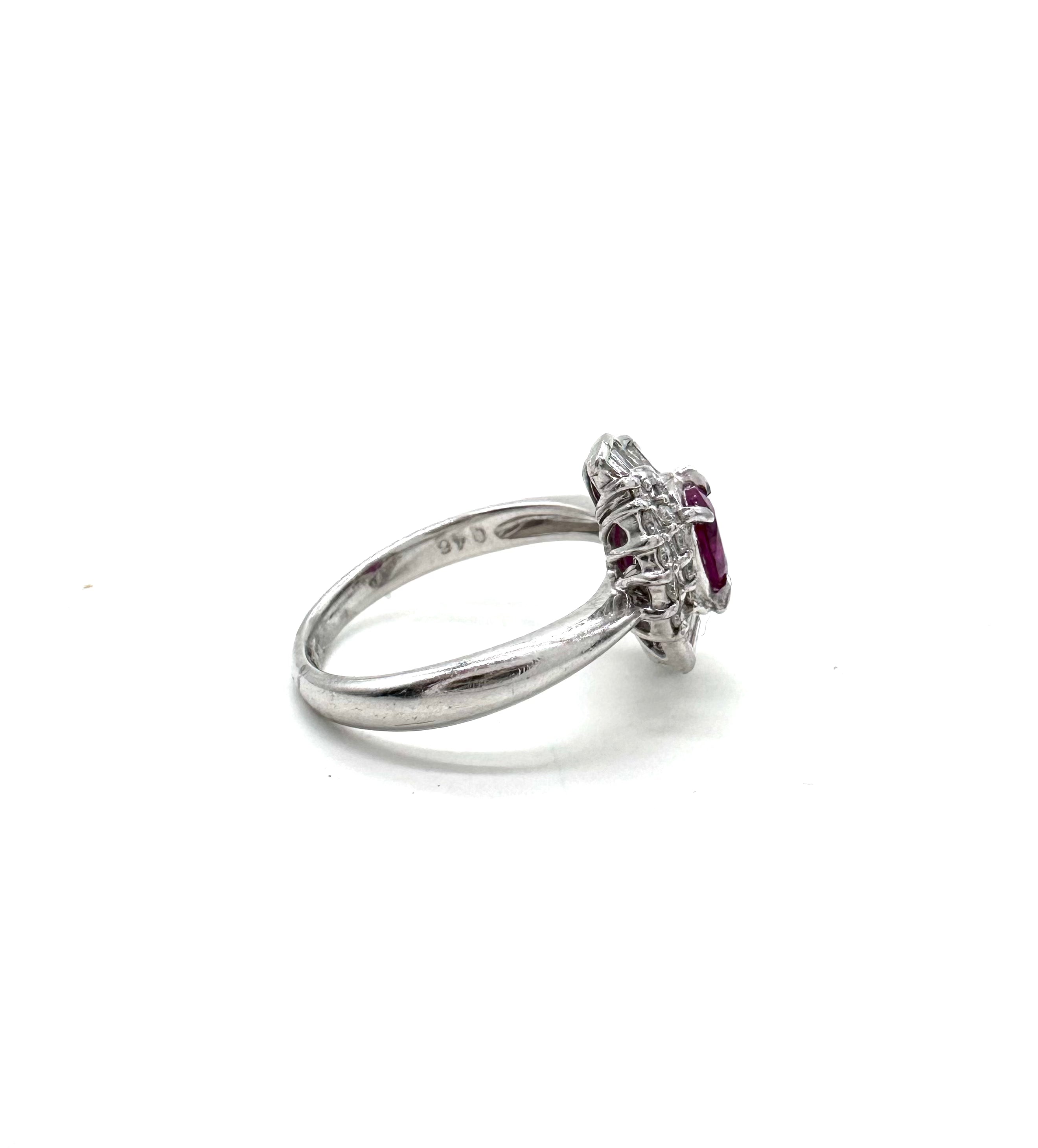 Exquisite Ruby and Diamond Ring for Women - 14K Gold Wedding, Engagement & Anniversary Jewelry Gift - Perfect for Romantic Occasions & Special Celebrations