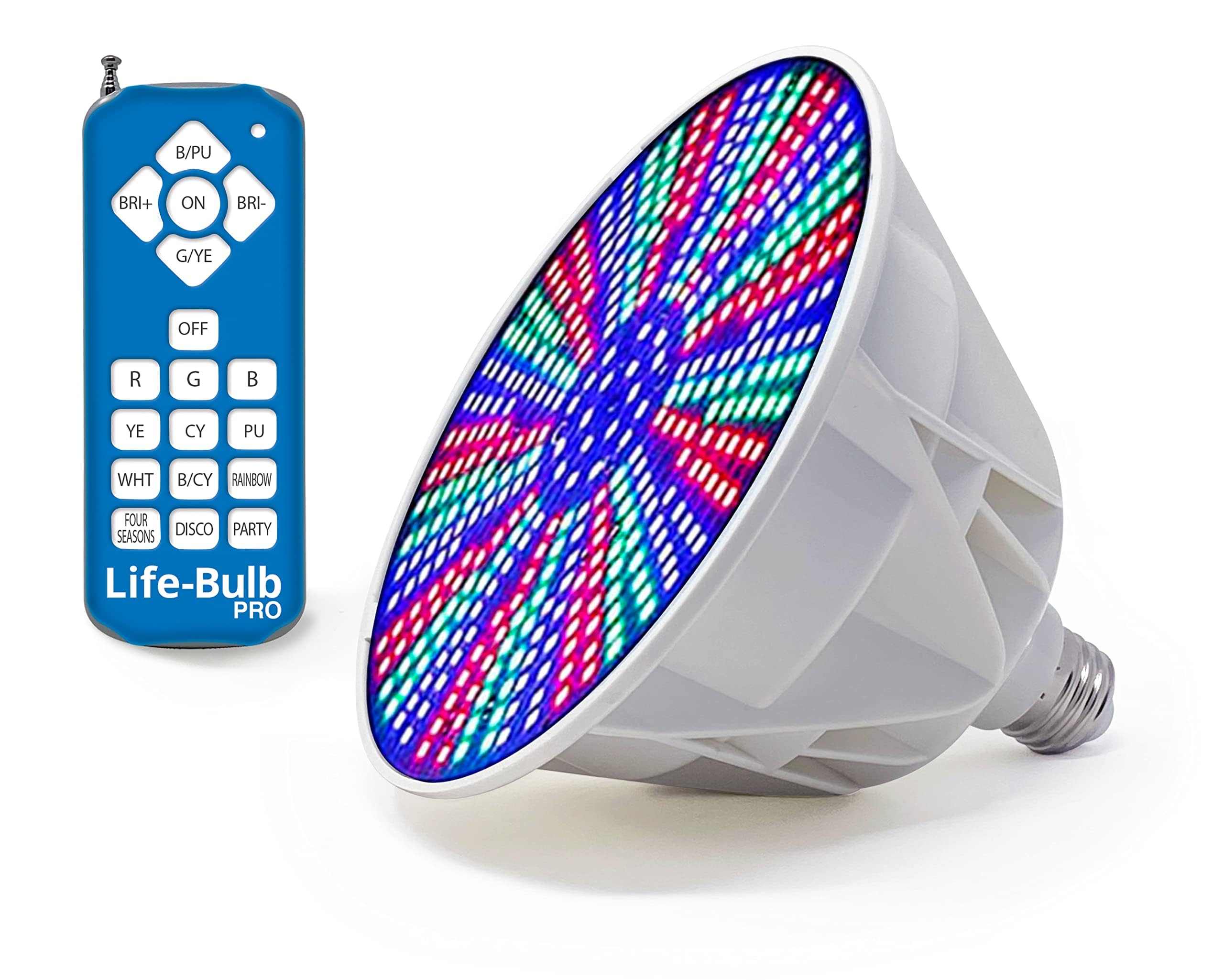 XR Signal Technology 120V 500W Color Changing LED Pool Light for Inground Swimming Pools - Energy Efficient Underwater Lighting with Lifetime Replacement - Perfect for Night Swimming, Pool Parties & Backyard Decor