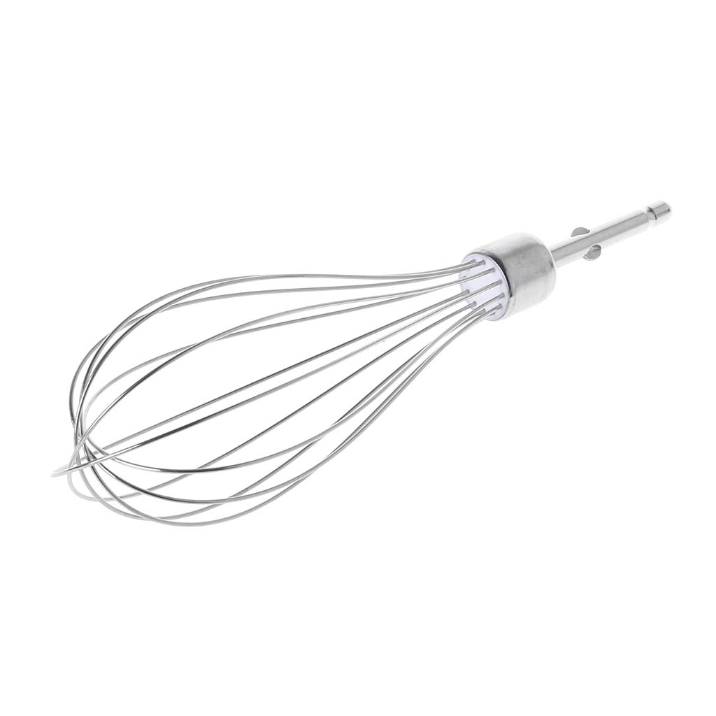 Stainless Steel Electric Egg Beater & Milk Frother Attachment - Powerful Mixer Whisk for Baking, Cooking & Coffee - Perfect Kitchen Tool for Cakes, Pancakes & Cappuccinos