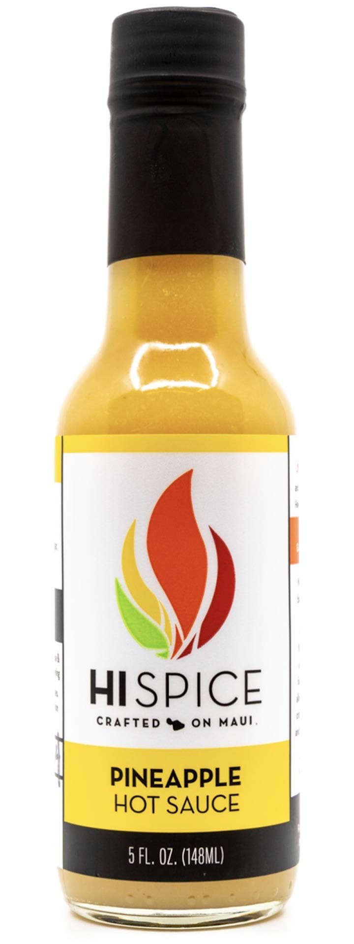 HI Spice Crafted on Maui Pineapple Hot Sauce - 5oz Bottle | Hawaiian-Inspired Flavor for Tacos, Seafood & BBQ | Premium Small Batch Gourmet Hot Sauce