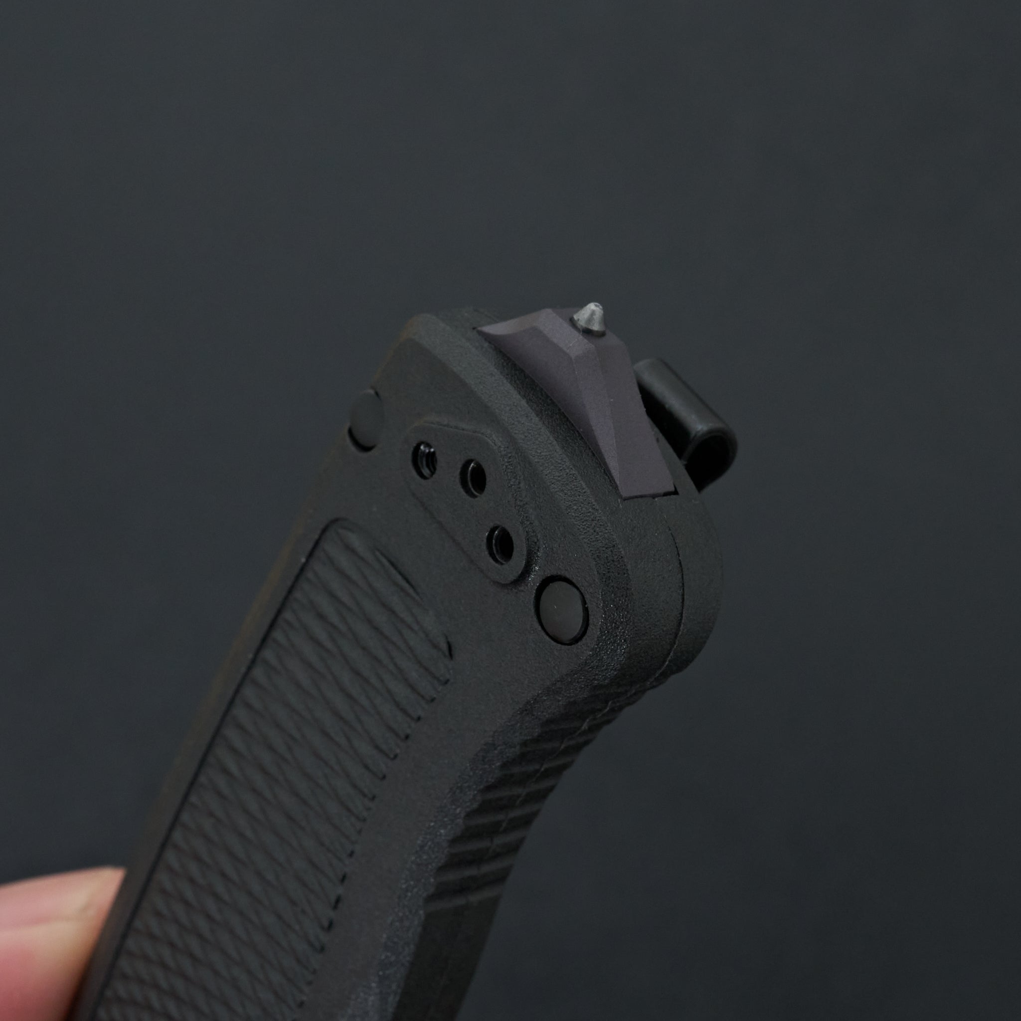 Benchmade Shootout CF Elite Drop Point Knife - Premium EDC Folding Knife for Outdoor, Camping & Survival Use