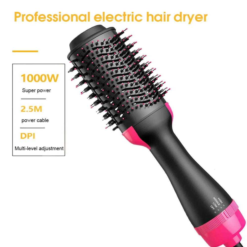 Professional Heating Comb Volumizer Hair Dryer for Salon-Quality Styling - Perfect for Home Use, Travel & Quick Styling