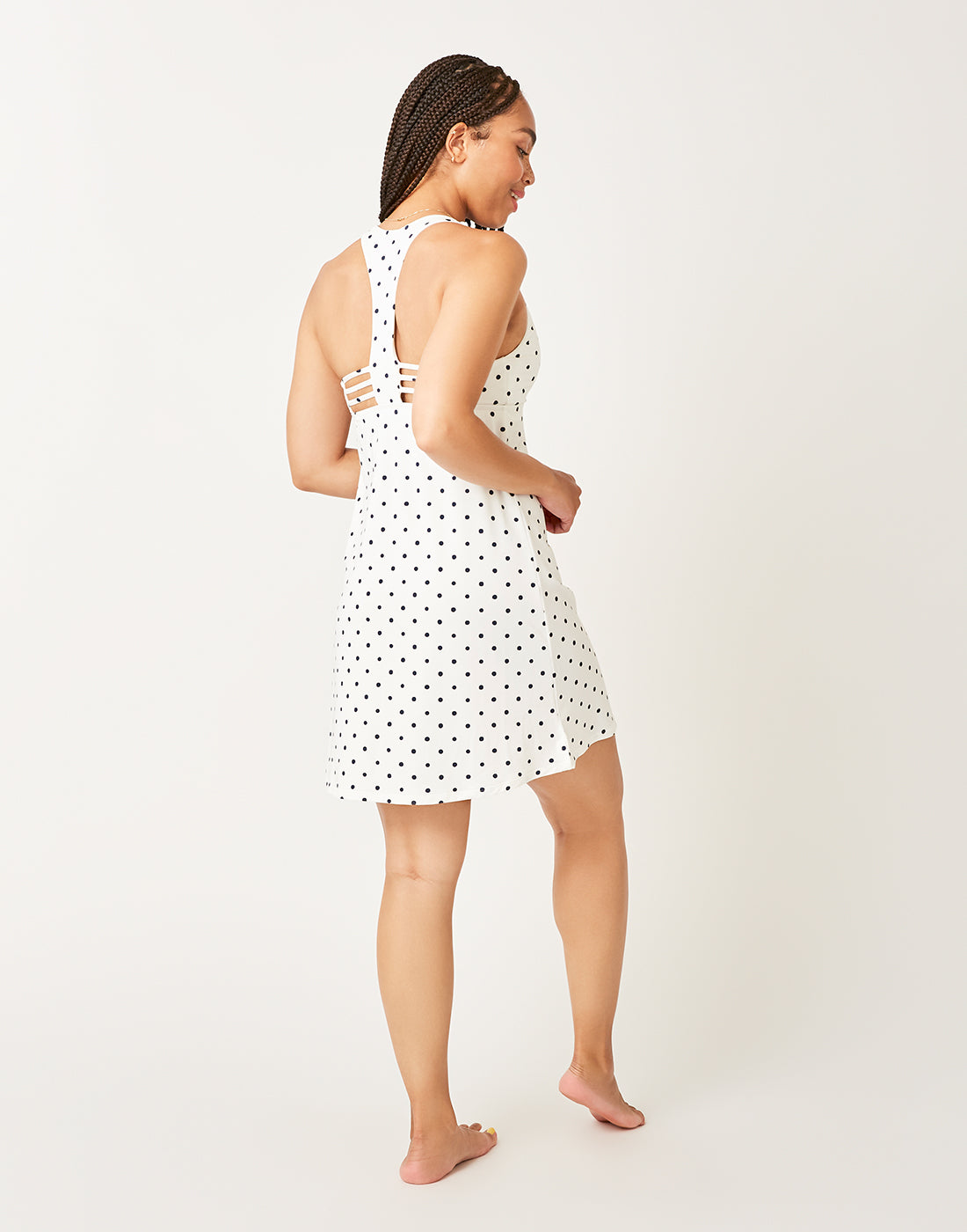 La Jolla Dress: Cloud Polka Dot Flowy Summer Dress for Women | Beach Wedding & Vacation Outfit | FINAL SALE