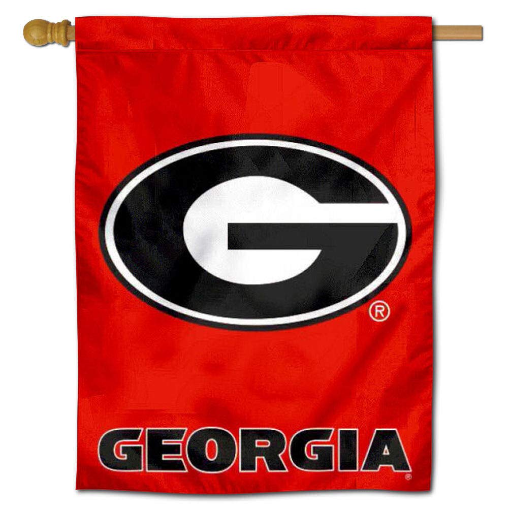 Georgia Bulldogs House Flag Banner - College Football Team Spirit Outdoor Decor for Game Day, Tailgating & Home Decor