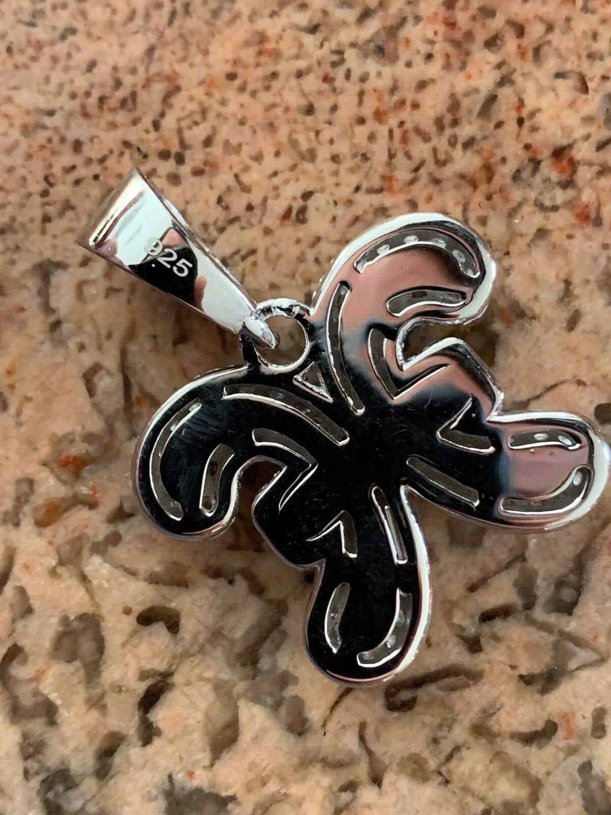 HarlemBling Genuine 925 Sterling Silver Zodiac Sign Pendant Necklace for Men & Women - Iced Out Zodiac Jewelry - Perfect for Birthdays, Gifts & Everyday Wear
