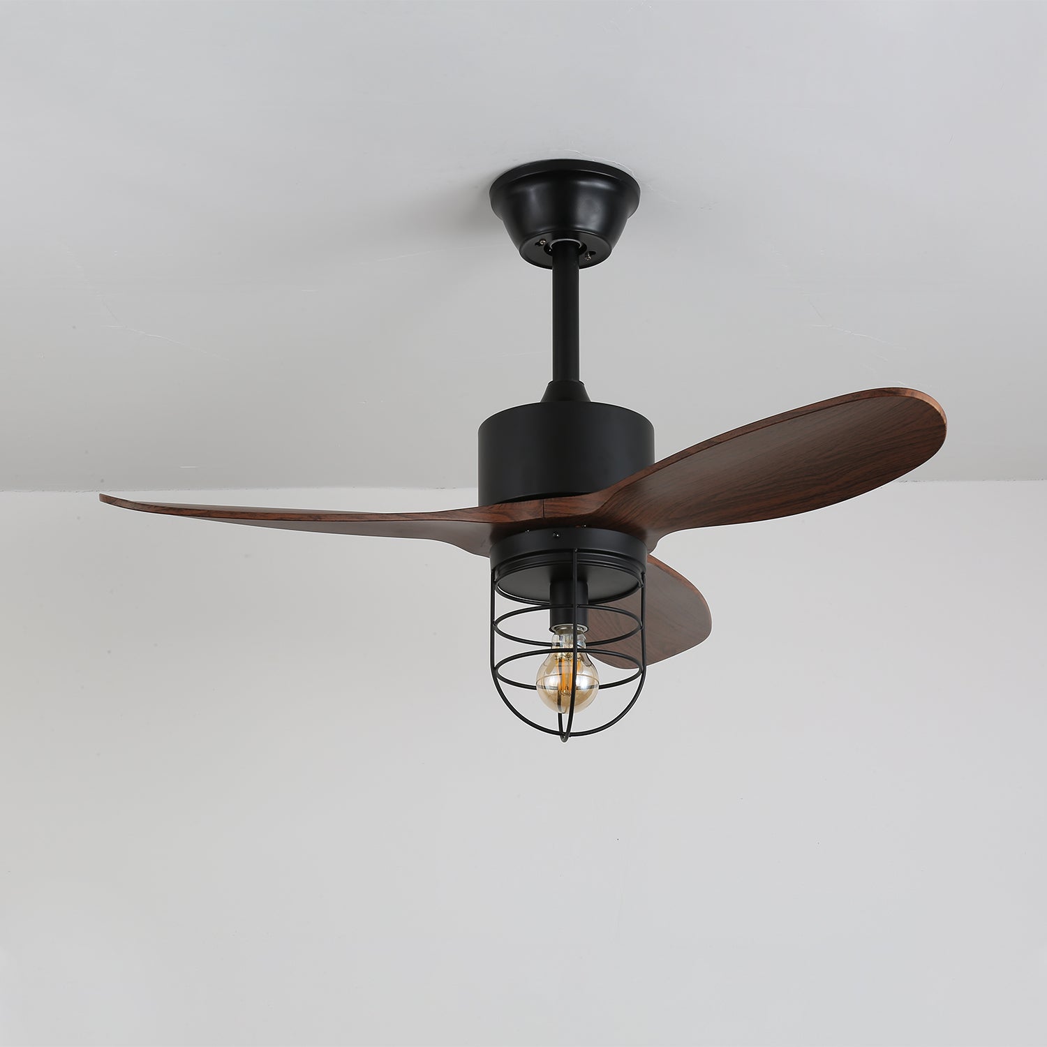 Caldor Industrial Ceiling Fan with Light Kit - High Velocity Airflow for Warehouses, Garages & Large Spaces - Durable Metal Blades & Bright LED Lighting
