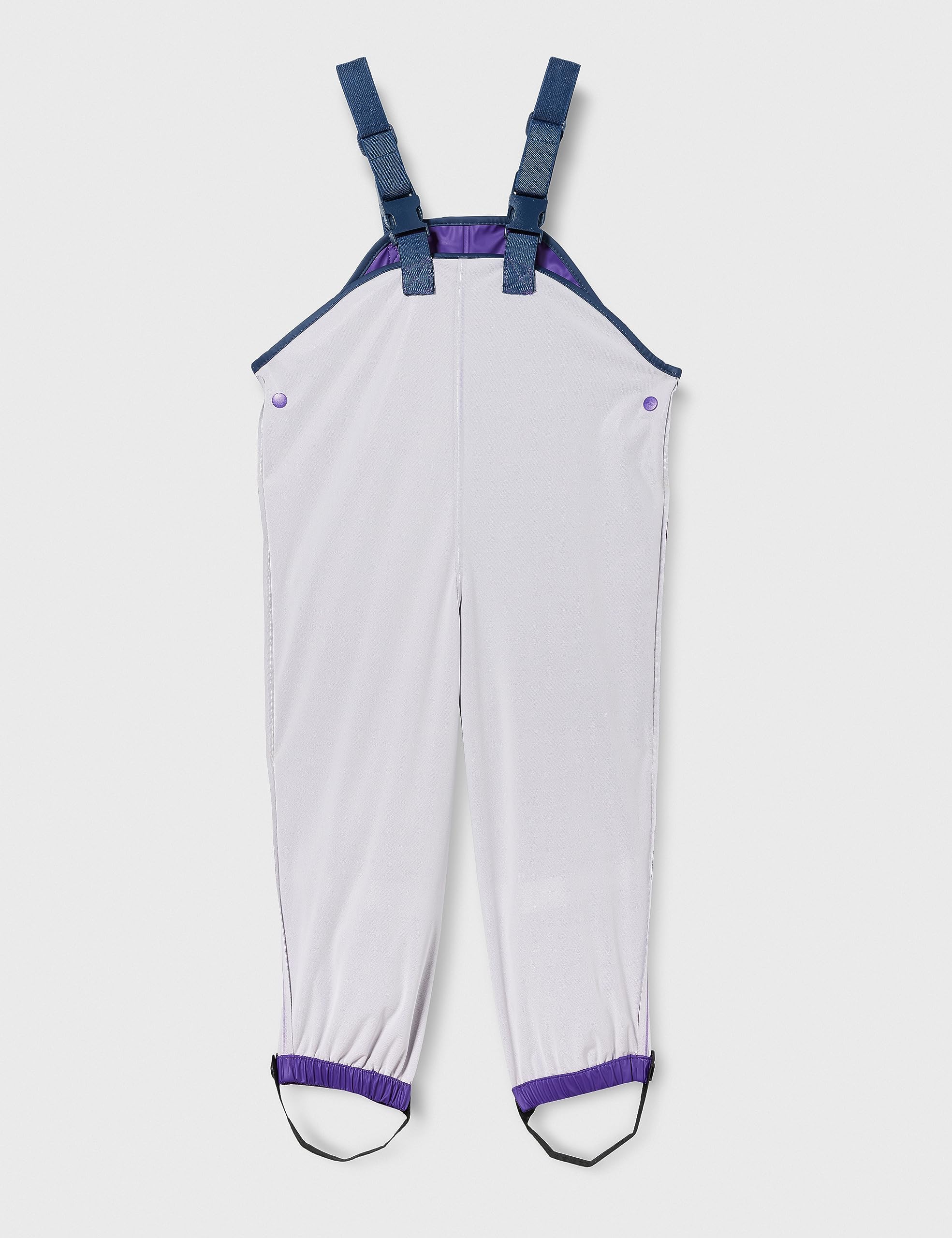 Waterproof Rain Pants for Baby & Kids - Unisex Overalls Dungarees (6-9 Months, Lilac) - Perfect for Outdoor Play, Rainy Days & Nursery School