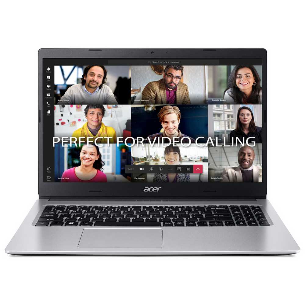 Acer Aspire 3 15.6 Inch Laptop - AMD Ryzen 5 Processor, 8GB RAM, 256GB SSD, Silver | Perfect for Work, Study & Entertainment