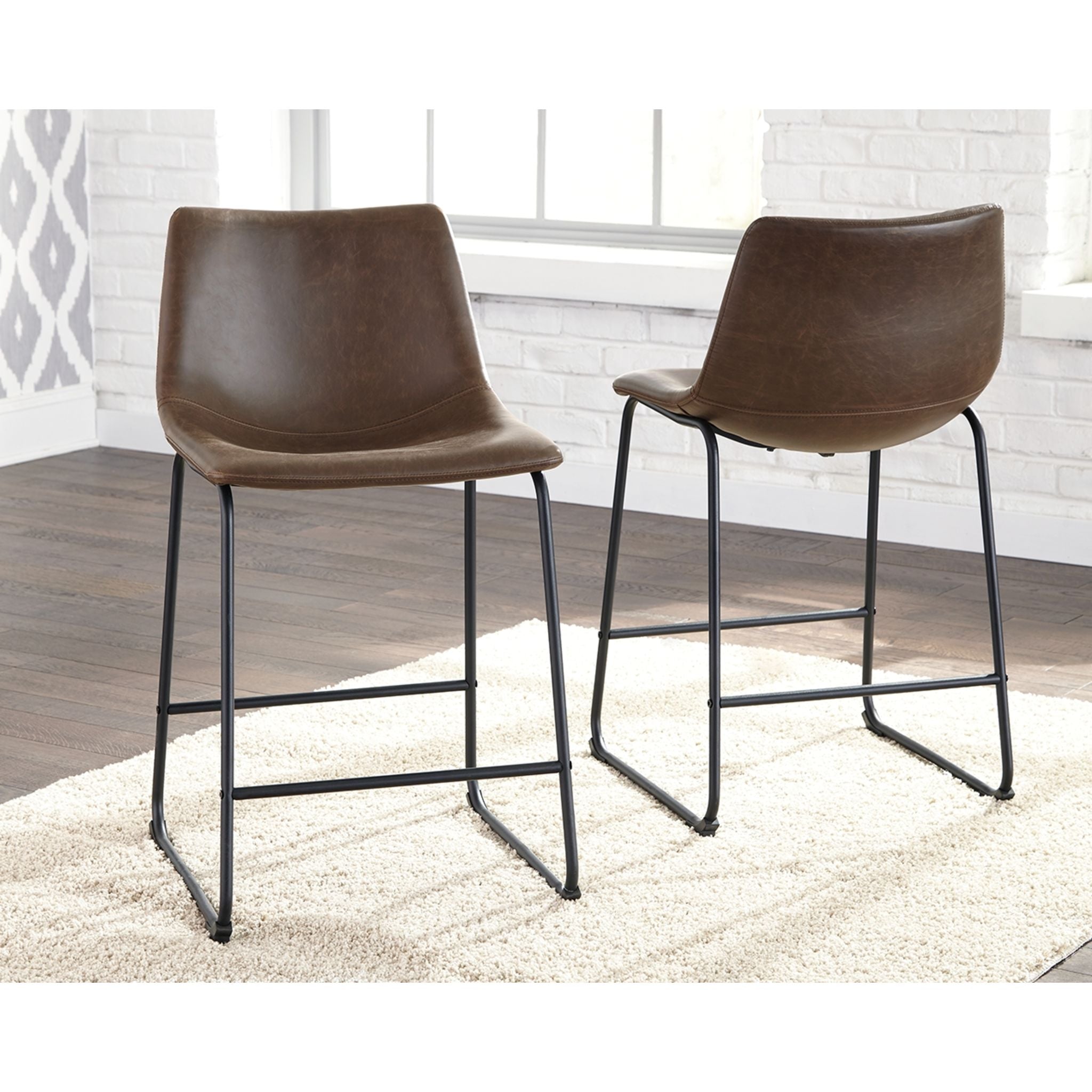 Centiar Counter Height Stool - Adjustable Bar Stool with Backrest, Modern Kitchen Island Stool for Dining & Home Decor - Perfect for Breakfast Bars, Kitchen Islands & Small Spaces