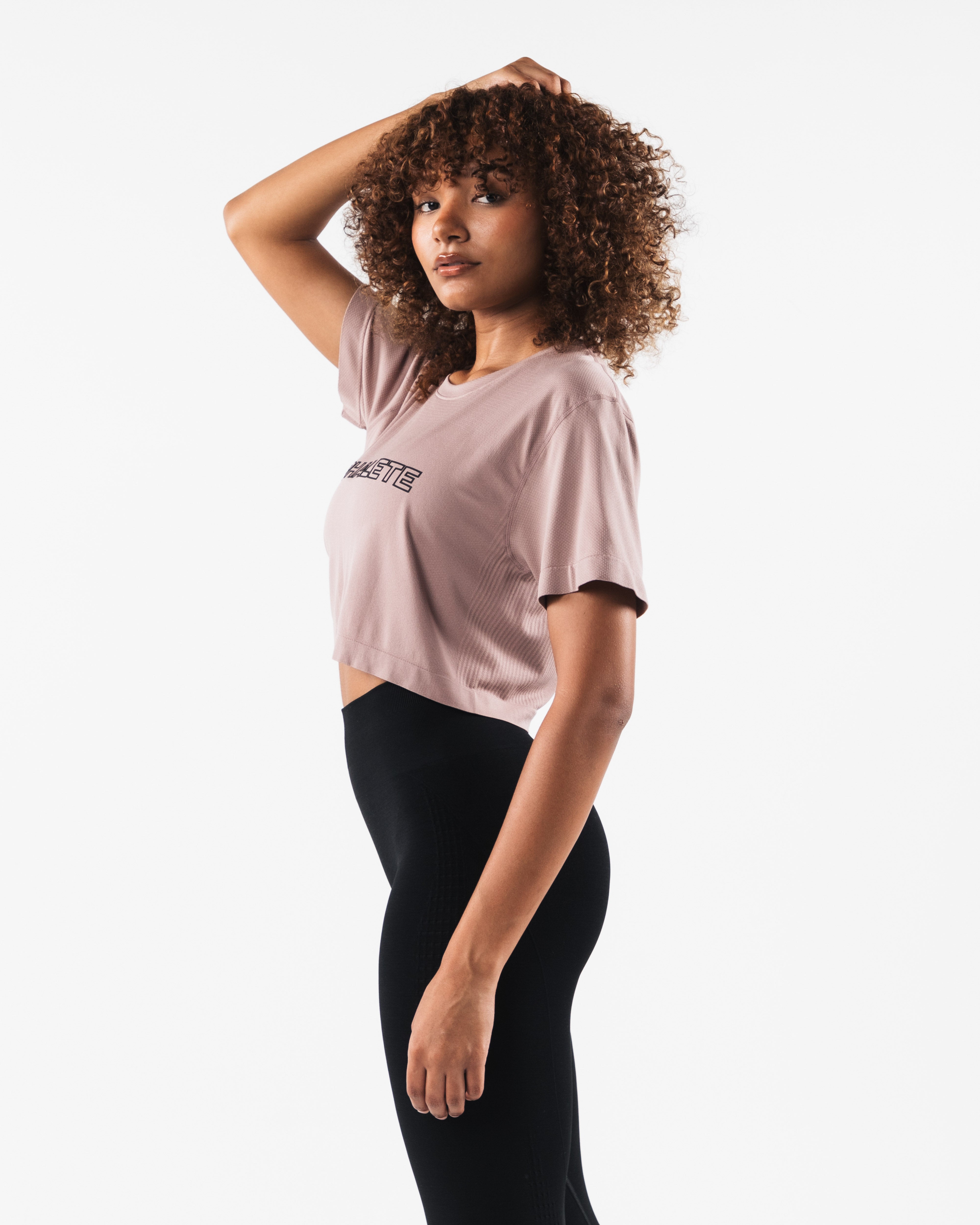 Core Airtech SS Crop Porcelain - Lightweight & Breathable Women's Crop Top for Yoga, Running & Workouts - Perfect for Active Lifestyles & Gym Wear