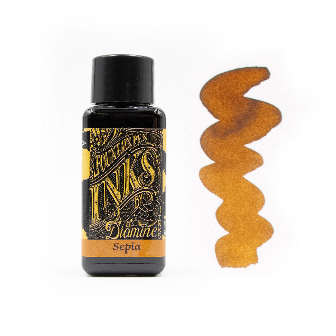 Premium Diamine Fountain Pen Ink 30ml Bottle - Vibrant Colors for Calligraphy, Journaling & Artistic Writing - Perfect for Fountain Pens, Dip Pens & Ink Drawing