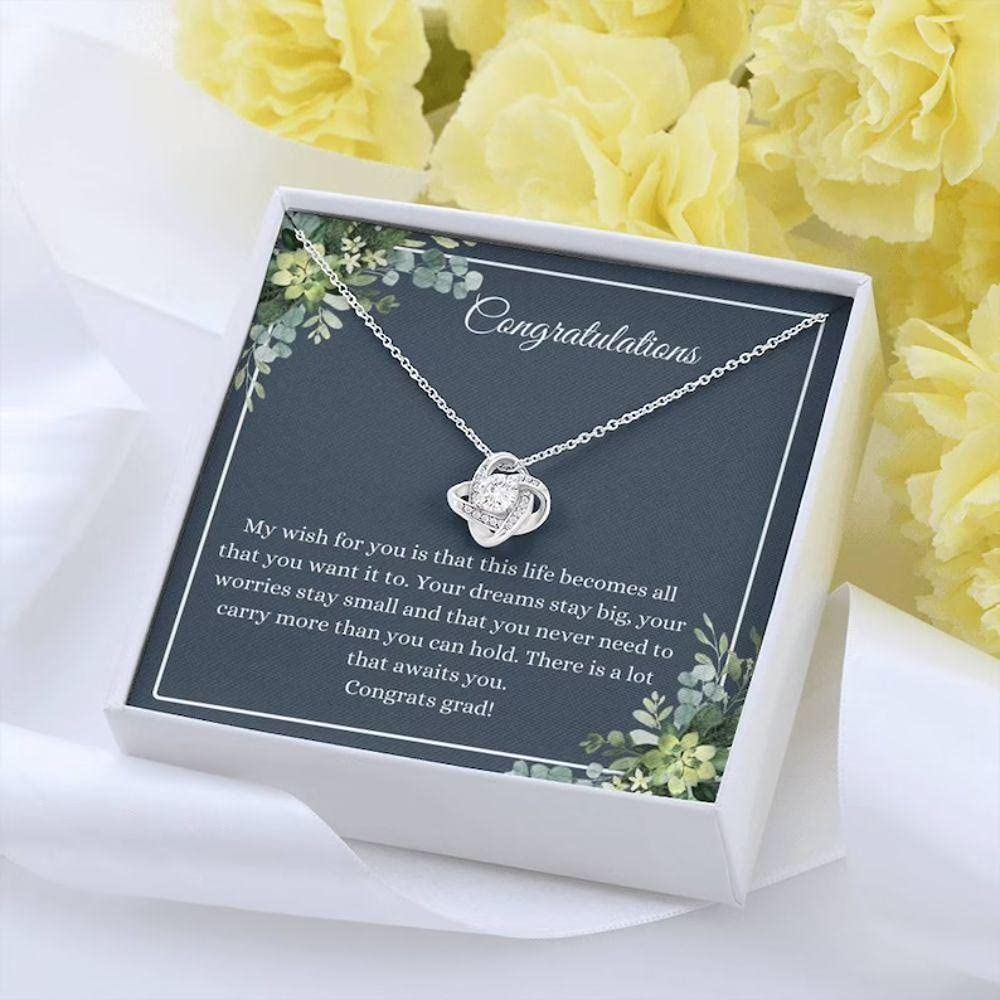 Best Friend Necklace - Graduation Gift for Her, Motivational Jewelry with Inspirational Message Card - Class of 2022 Senior Present - Premium Gift Box (Perfect for Graduation Parties, Friendship Day & Special Occasions)