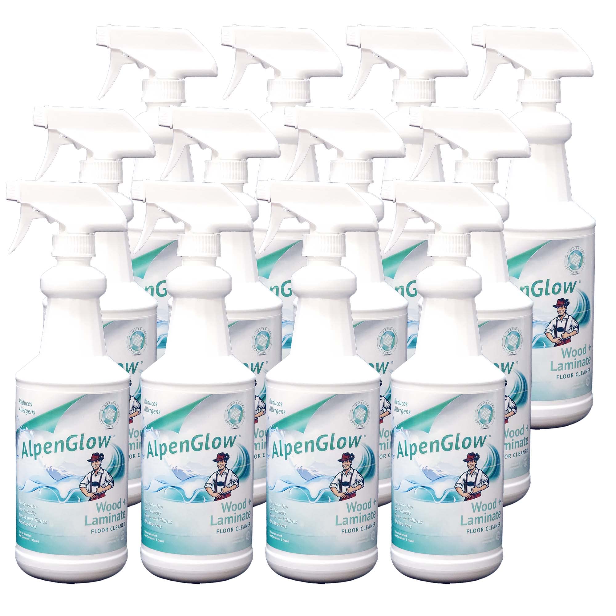 **AlpenGlow Hypoallergenic Wood & Laminate Floor Cleaner – Ready-to-Use Spray, 1 Quart (Pack of 12) – Safe for Pets & Kids, No Harsh Chemicals – Perfect for Homes, Offices & Hardwood Floors**    (Note: This optimized title includes SEO-friendly keywords like 