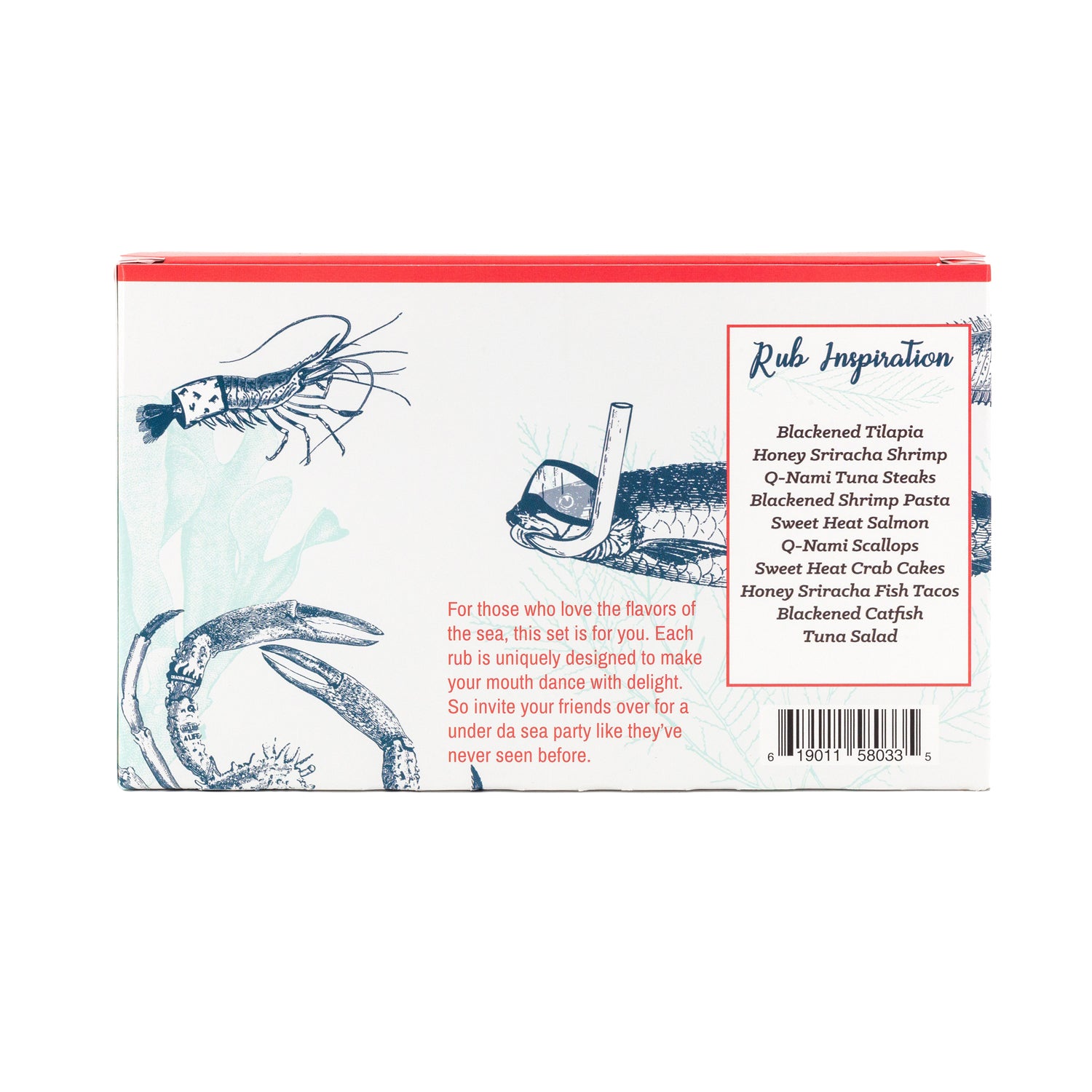 Under the Sea 4-Piece Rub Gift Set - Perfect for Spa Nights, Relaxation & Self-Care Gifts
