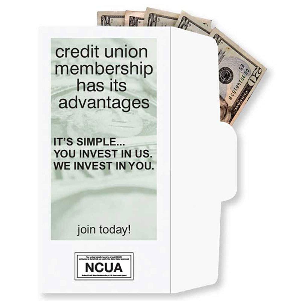 Drive Up Envelopes for Credit Union Members - 500 Money Deposit Envelopes per Box - Secure Cash & Check Storage - Perfect for Bank Deposits, CU Transactions & Financial Organization