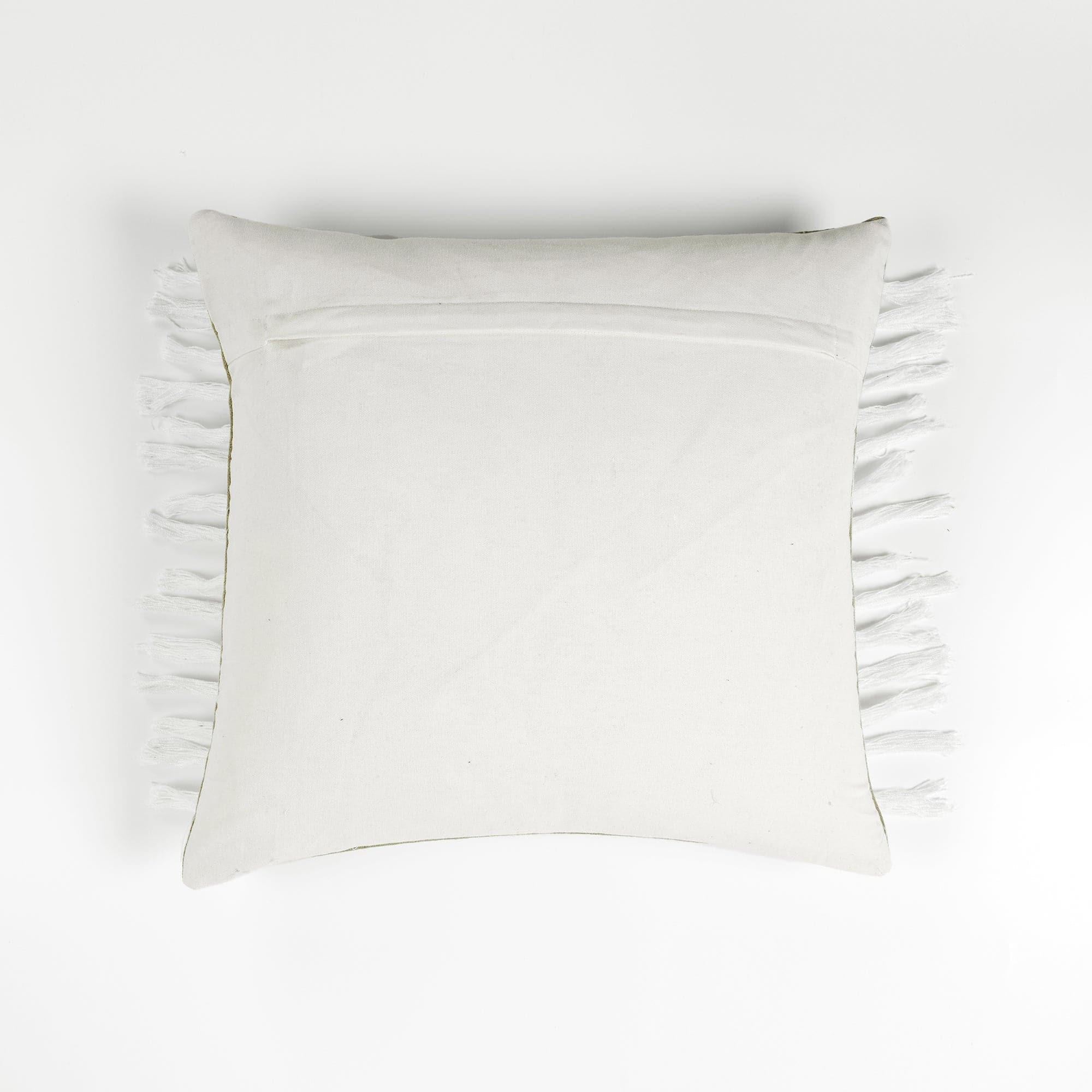 Elegant Linear Tassel Decorative Throw Pillow Cover - Boho Chic Home Decor for Sofa, Bed & Living Room