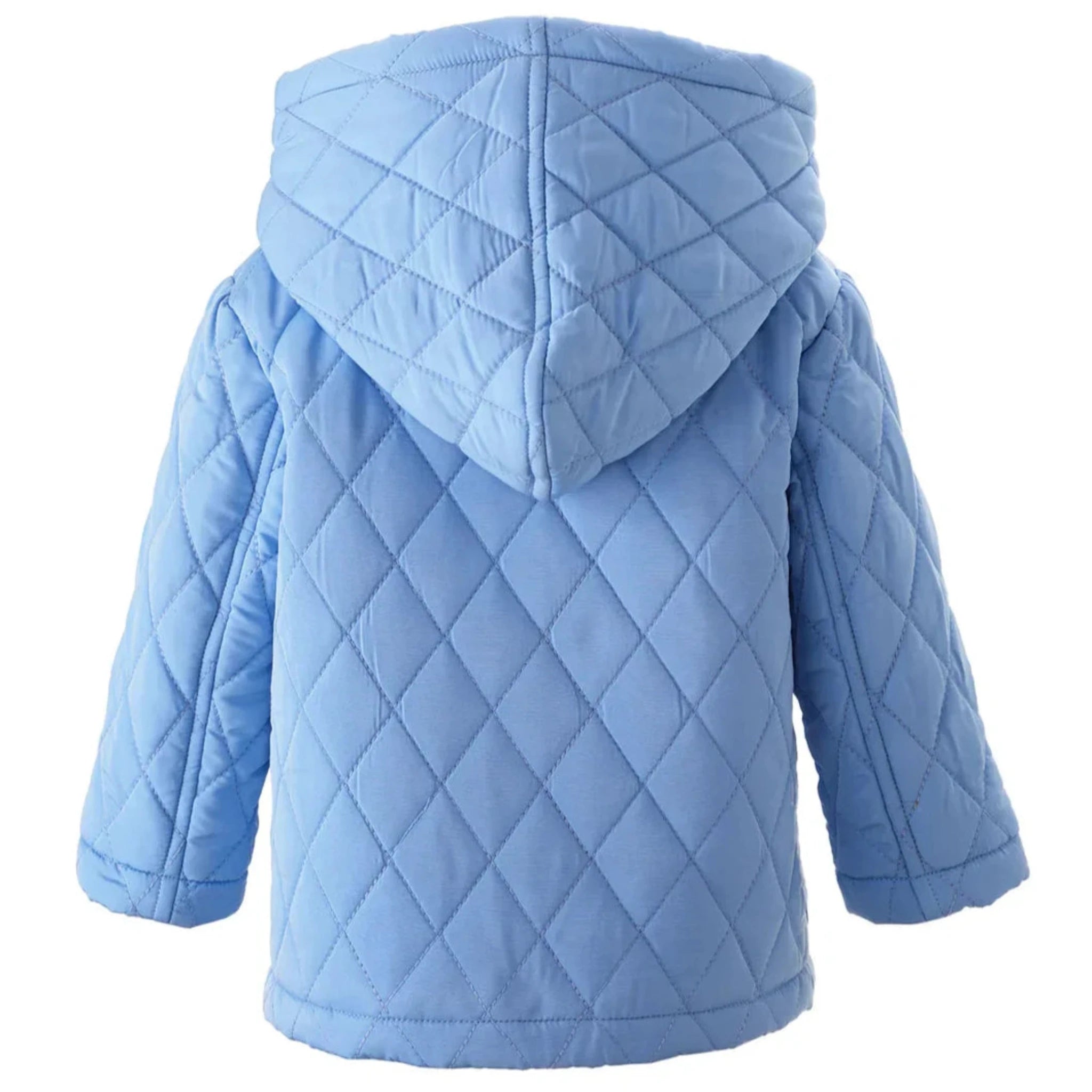 Blue Quilted Jacket for Women - Lightweight Winter Coat with Stylish Diamond Stitching | Perfect for Outdoor Activities, Travel & Casual Wear
