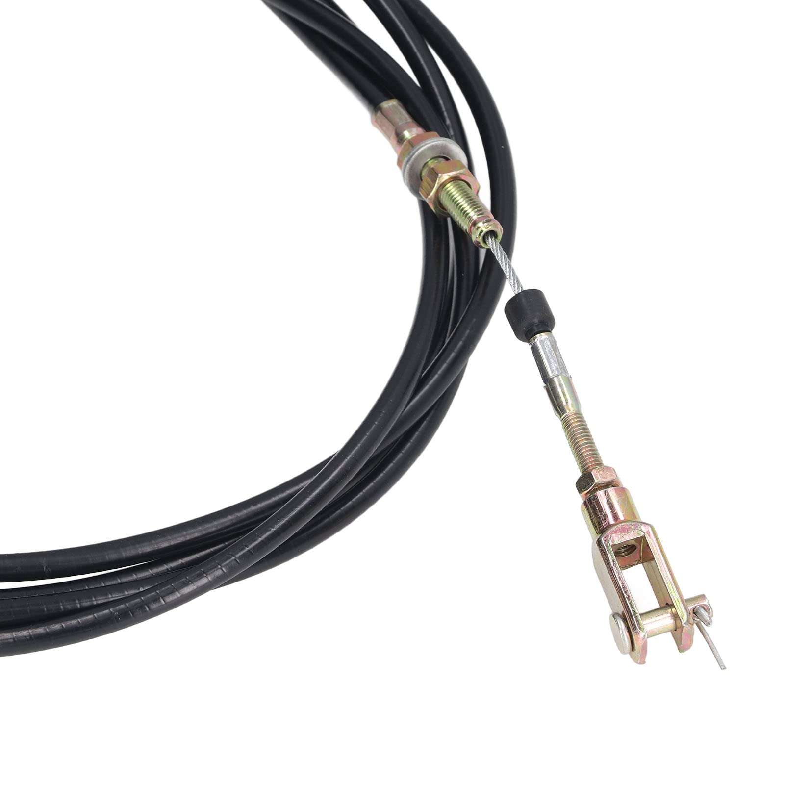 Heavy Duty Excavator Throttle Control Cable - 3.5m Stainless Steel Manual Throttle Cable for Construction Equipment, Excavators & Concrete Mixers | Durable Replacement Part for Precise Engine Speed Control in Tough Job Sites