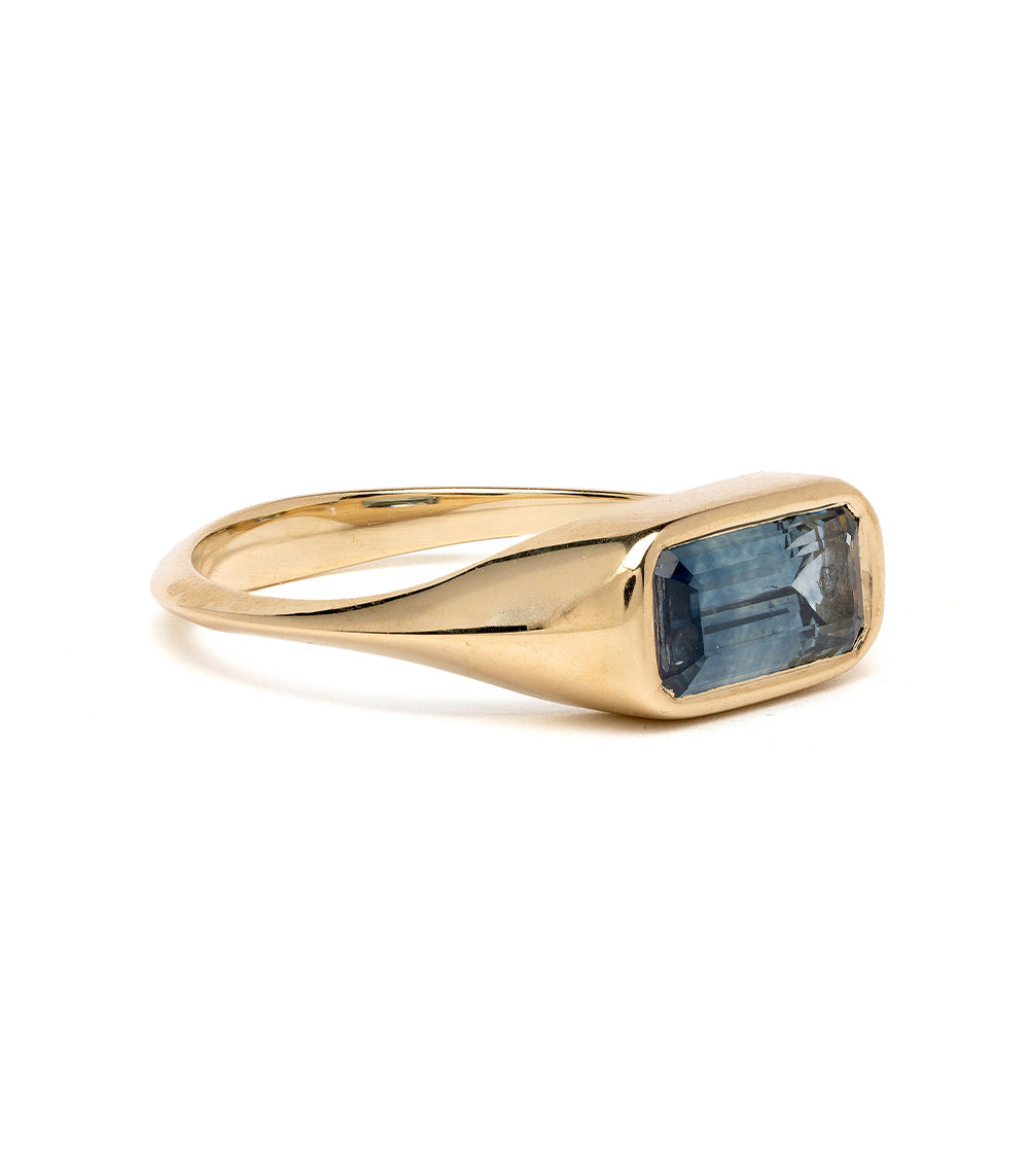 1.58Ct Teal Sapphire Unique Wedding Band for Women & Men – Handcrafted Vintage Style Ring for Engagement, Anniversary & Special Occasions