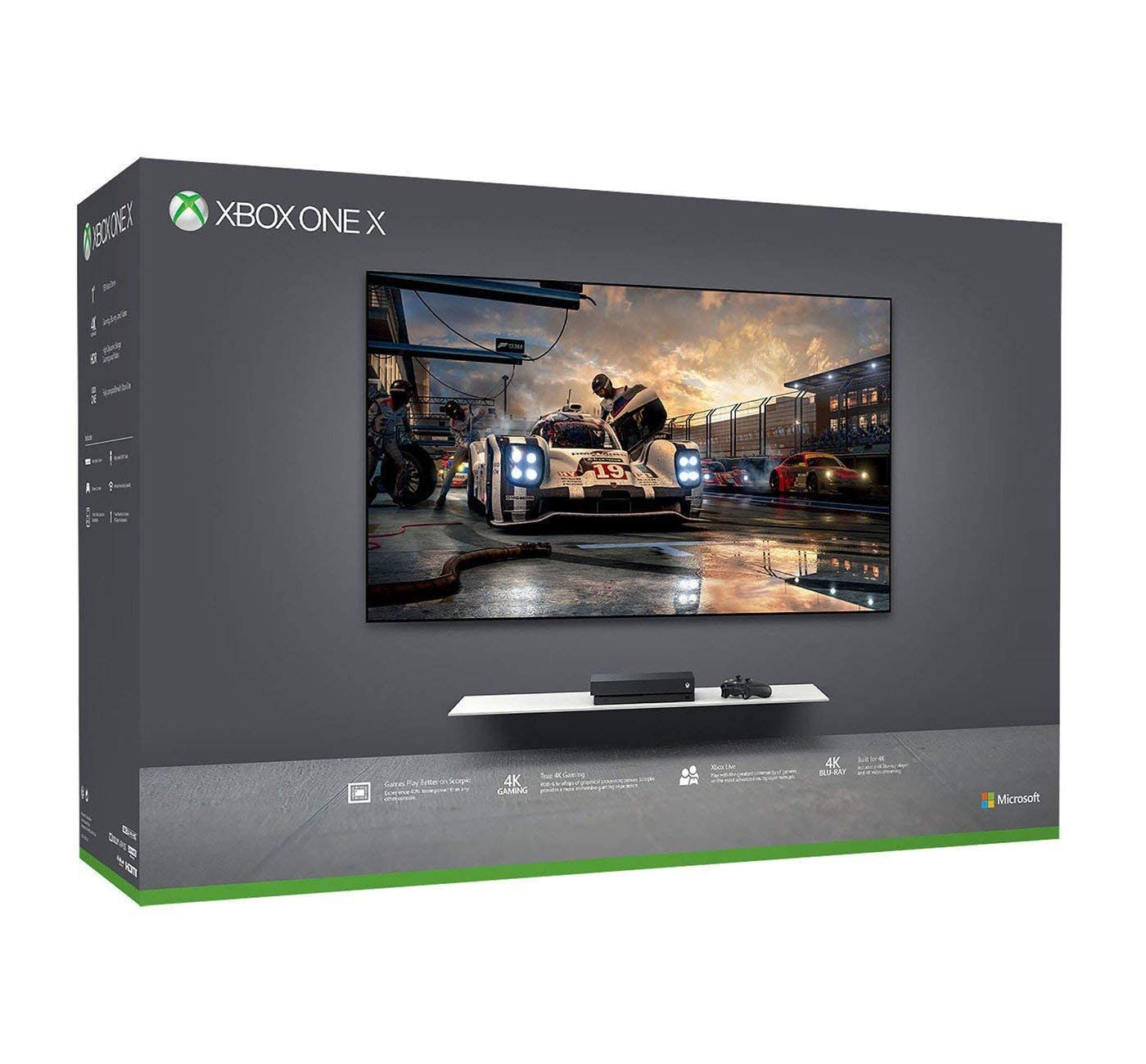 Refurbished Xbox One X 1TB Gaming Console with Wireless Controller - Premium 4K UHD Gaming Experience for Home Entertainment & Multiplayer Fun